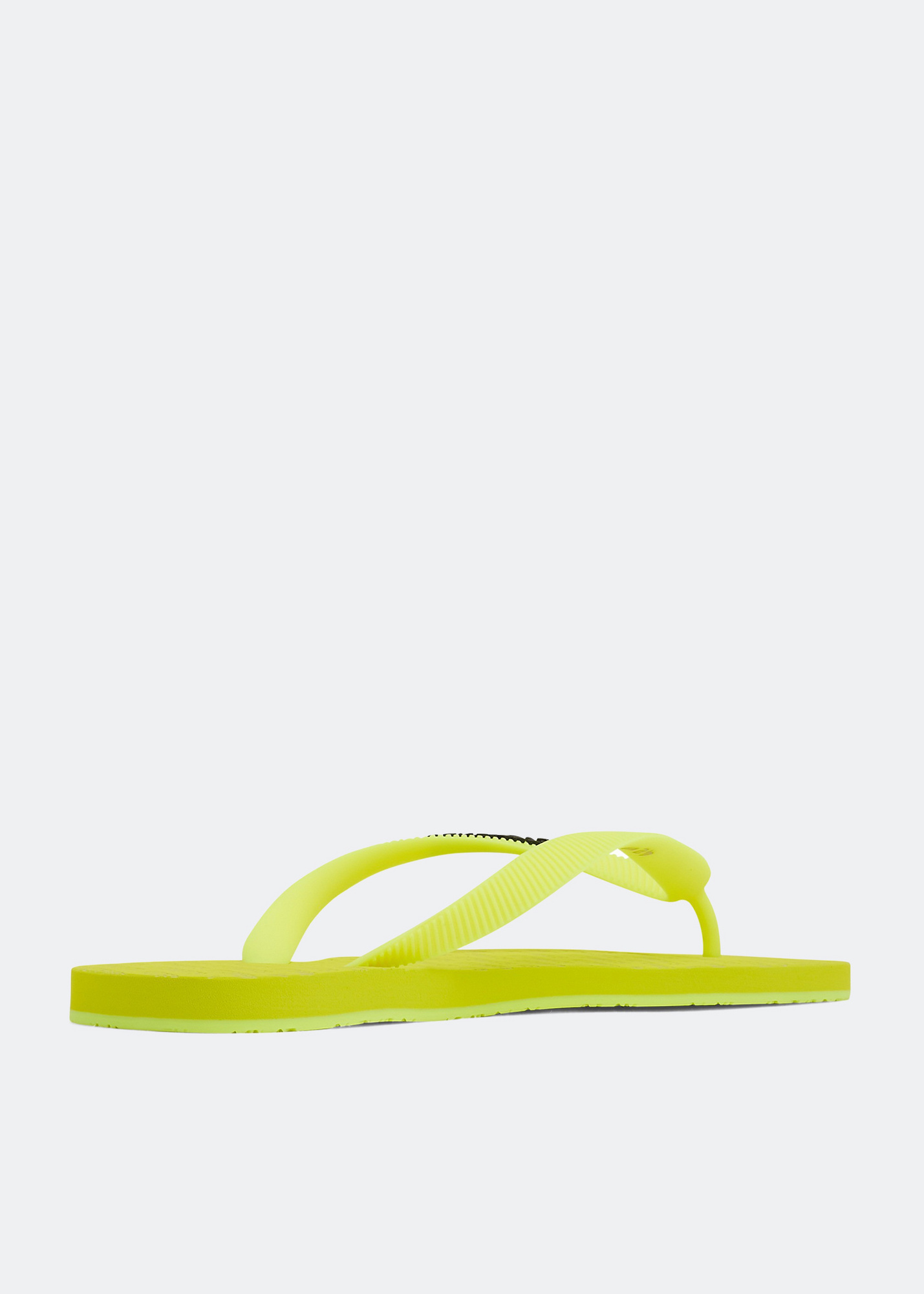 VETEMENTS Logo flip flops for Men - Yellow in UAE | Level Shoes