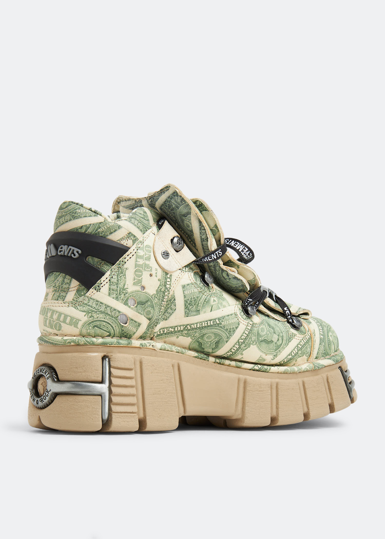 VETEMENTS x New Rock platform sneakers for Men - Green in USA