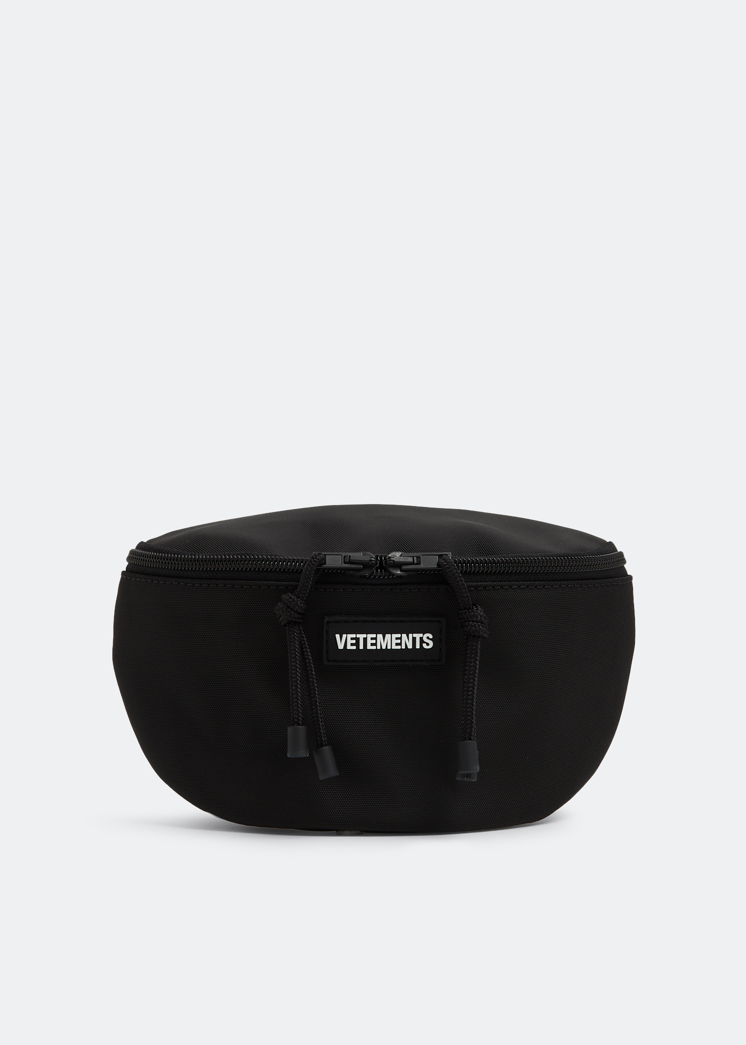 VETEMENTS Logo belt bag for Men - Black in USA | Level Shoes