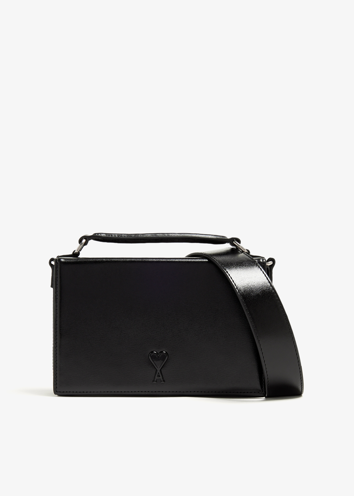 バッグ・カバンその他 AMI PARIS ULL104.830 Ami Ami de Coeur Lunch Box bag for Women - Black in UAE