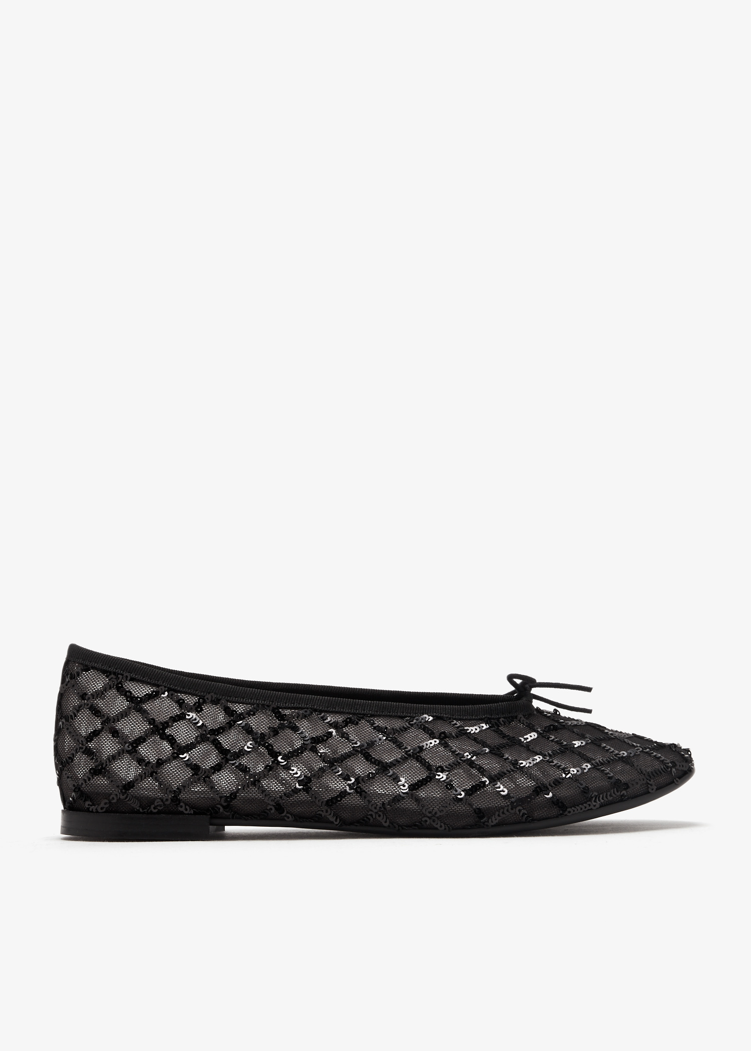 【完売品】repetto Lilouh Ballerinas 35 ブラック Lilouh Nude leather ballerinas with eyelet – Repetto