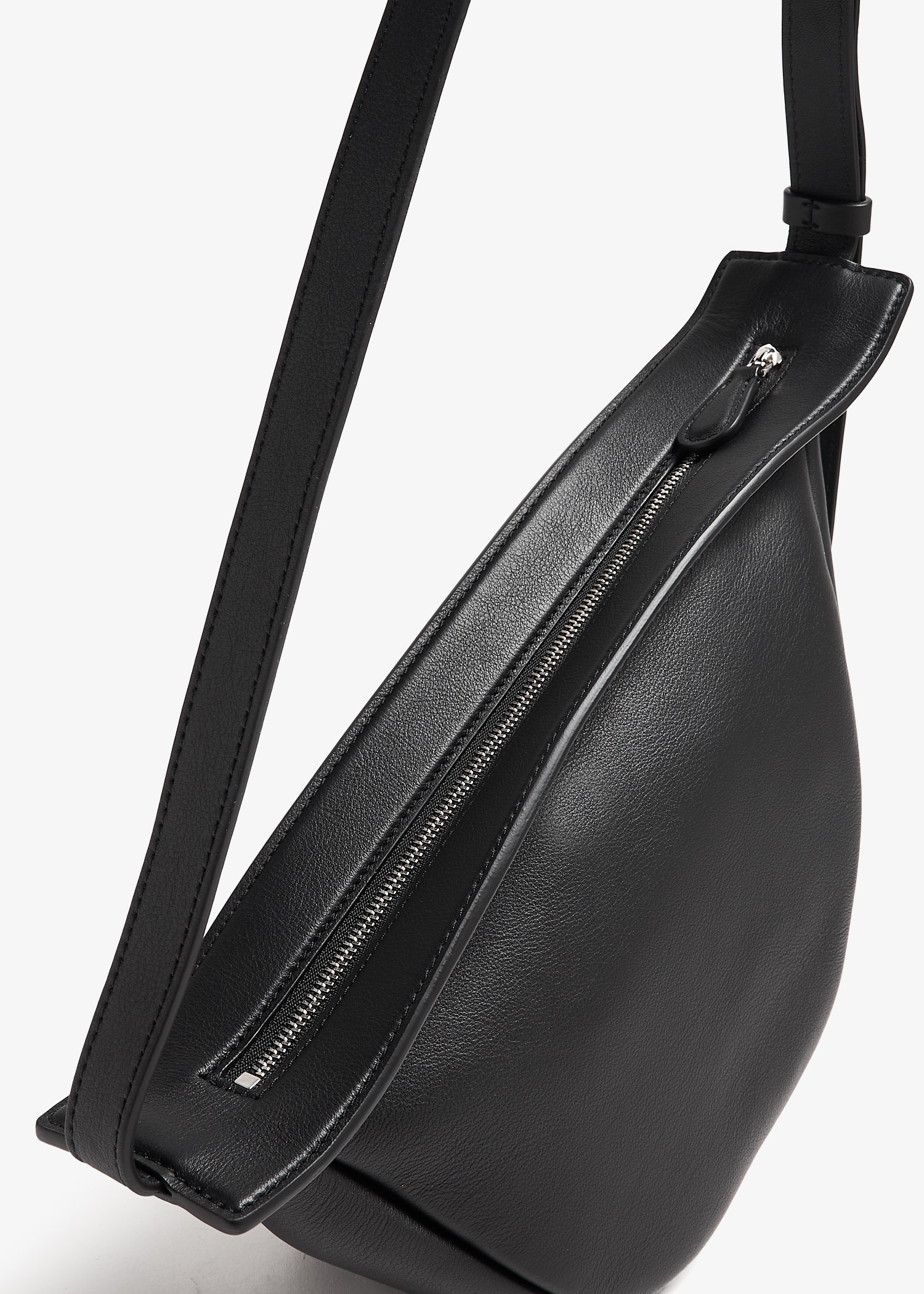 The Row Small Slouchy Banana bag for Women - Black in UAE | Level