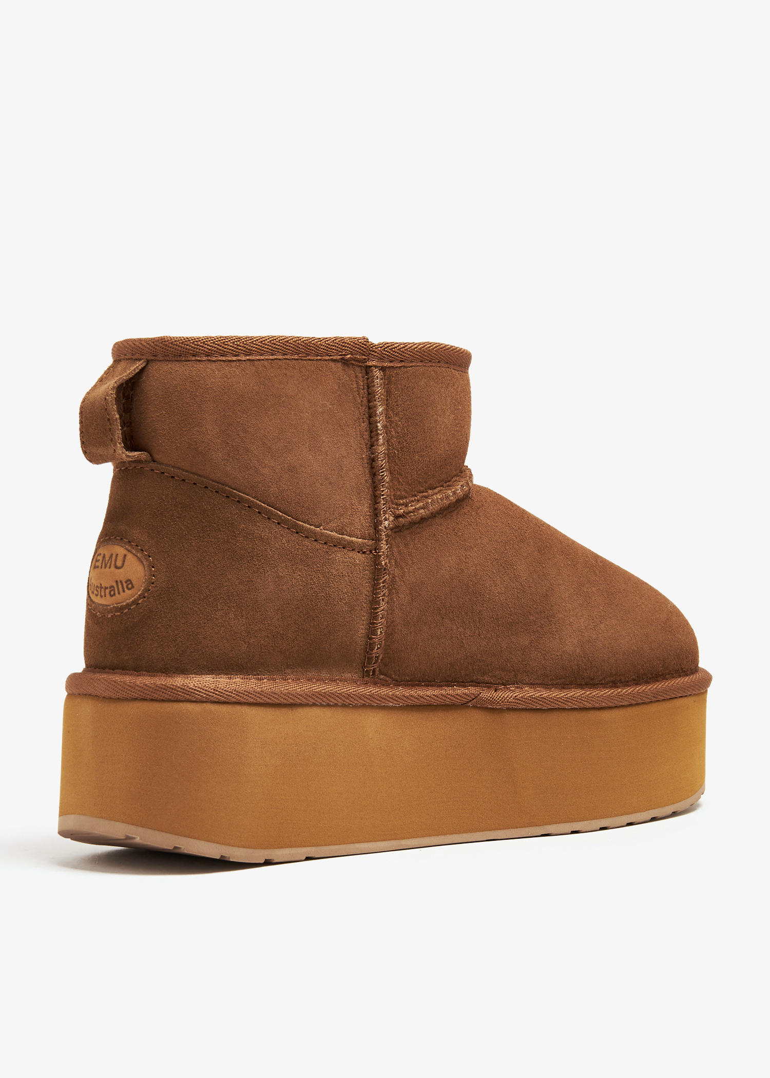 EMU Australia Stinger Micro flatform boots for Women - Brown in
