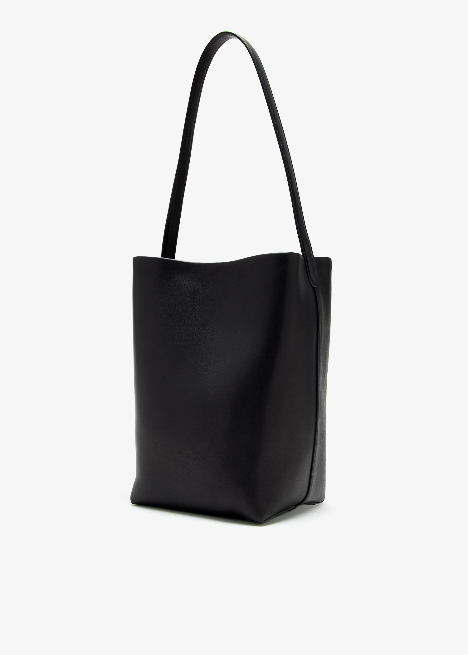 トートバッグ THE ROW 25SS Black N/S Park Medium Tote Bag W1313L129 BLK Medium N/S Park Tote Bag Black in Leather – The Row
