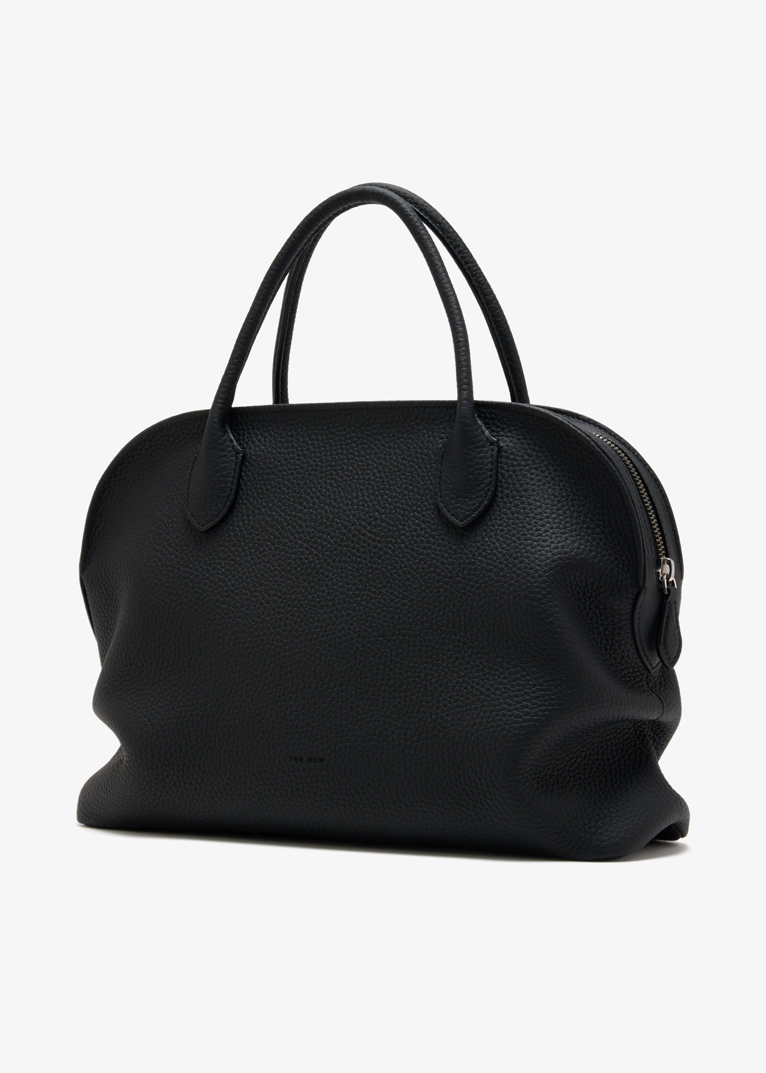 すぐ届く！ [THE ROW] Agnes レザー トート バッグ The Row Agnes Bag in Black ANS | FWRD