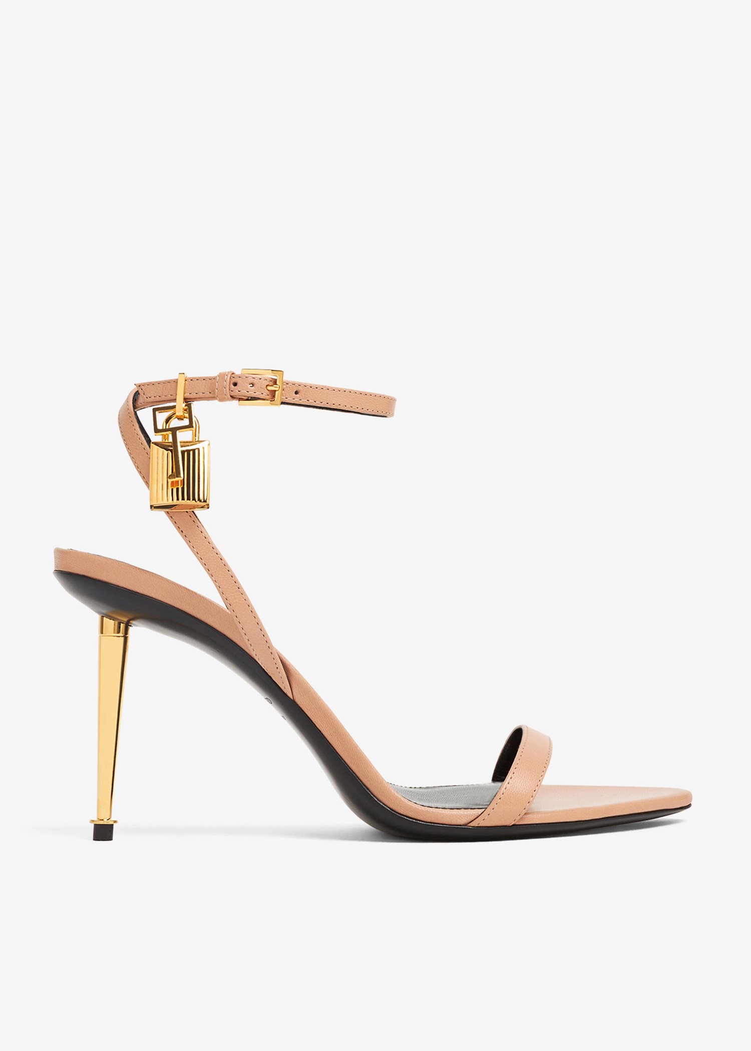 Tom Ford Padlock naked sandals for Women - Beige in UAE