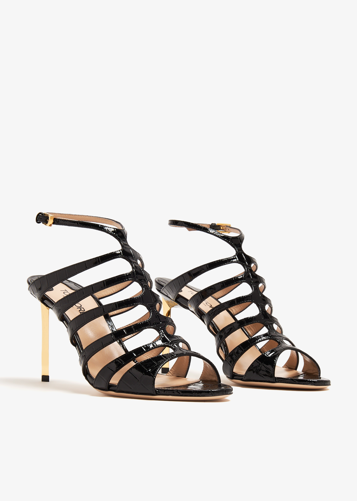Tom Ford Caged sandals for Women - Black in KSA | Level Shoes