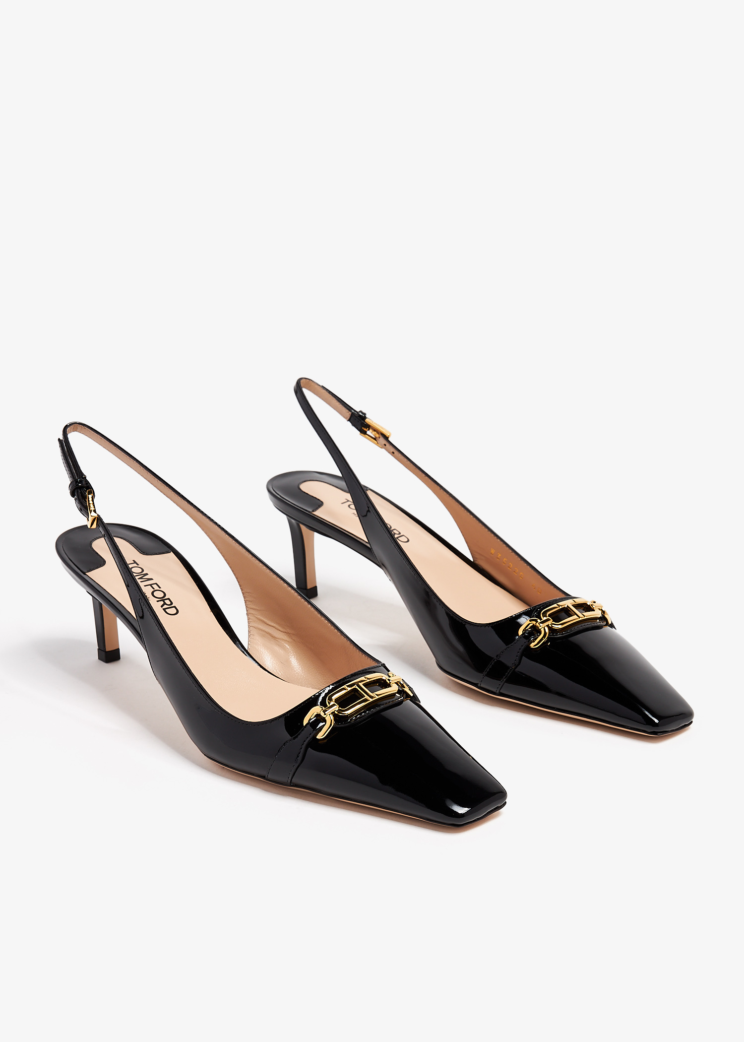 Tom Ford Patent leather slingback pumps for Women - Black in
