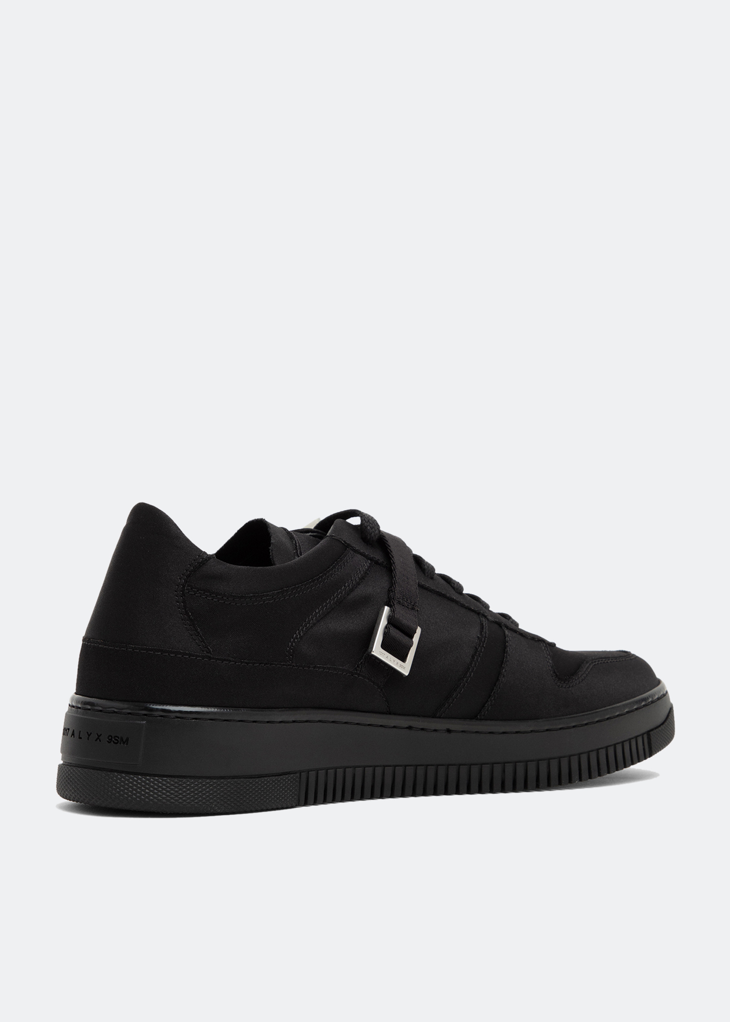 Alyx Satin buckle low sneakers for Women - Black in USA | Level Shoes