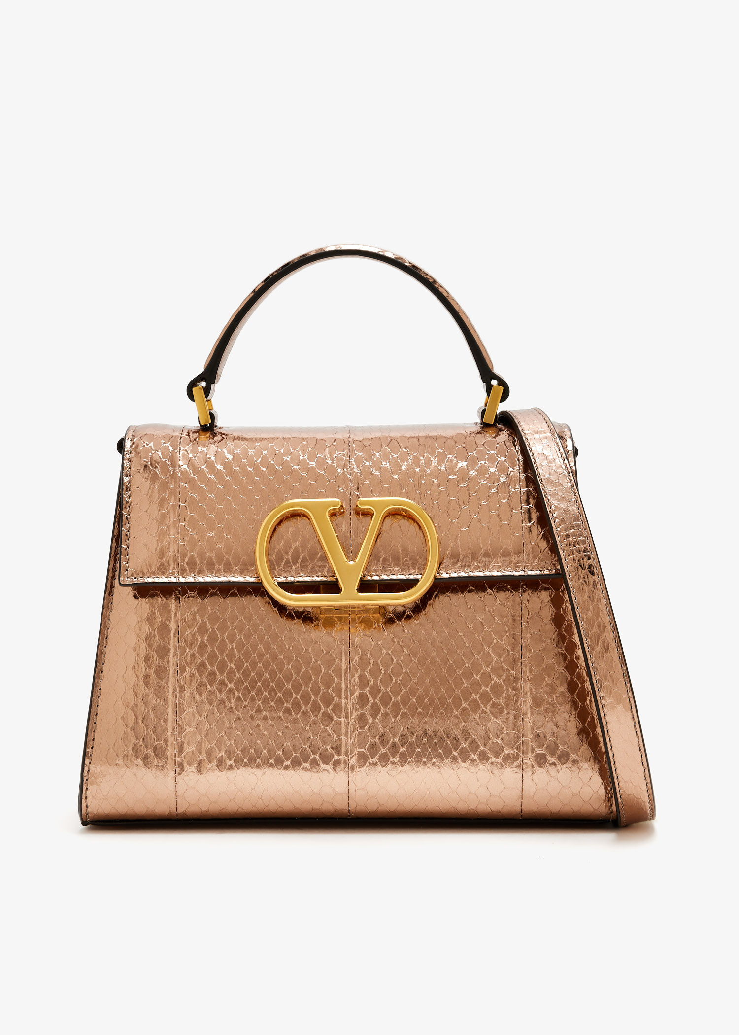 Valentino Garavani VSling top handle bag for Women - Rose Gold in 