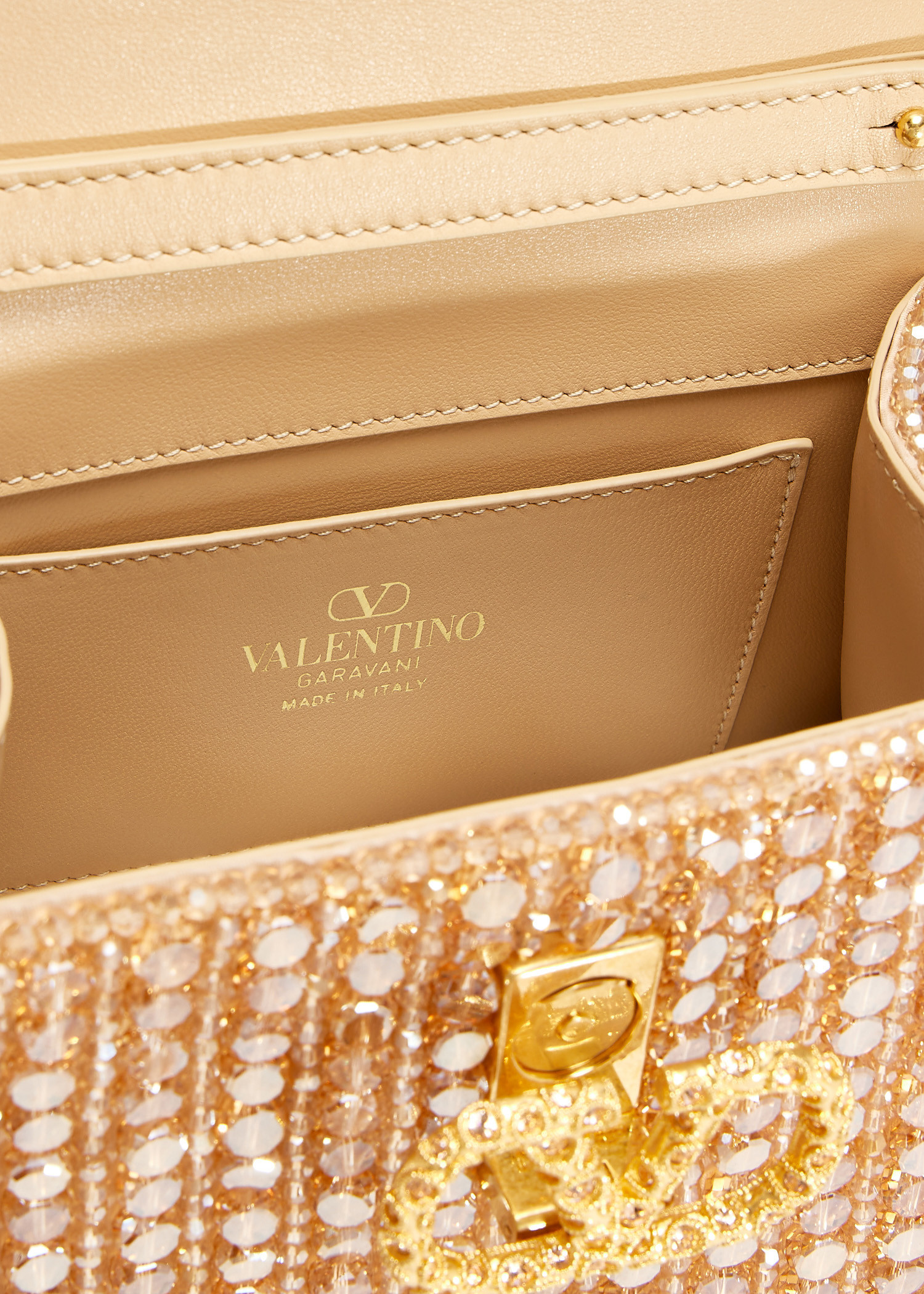 バッグ・カバンその他 VALENTINO Woman Mini bag Beige 7W2P0AI7VSH P45 Valentino Garavani Pre-Loved Rockstud small crossbody bag