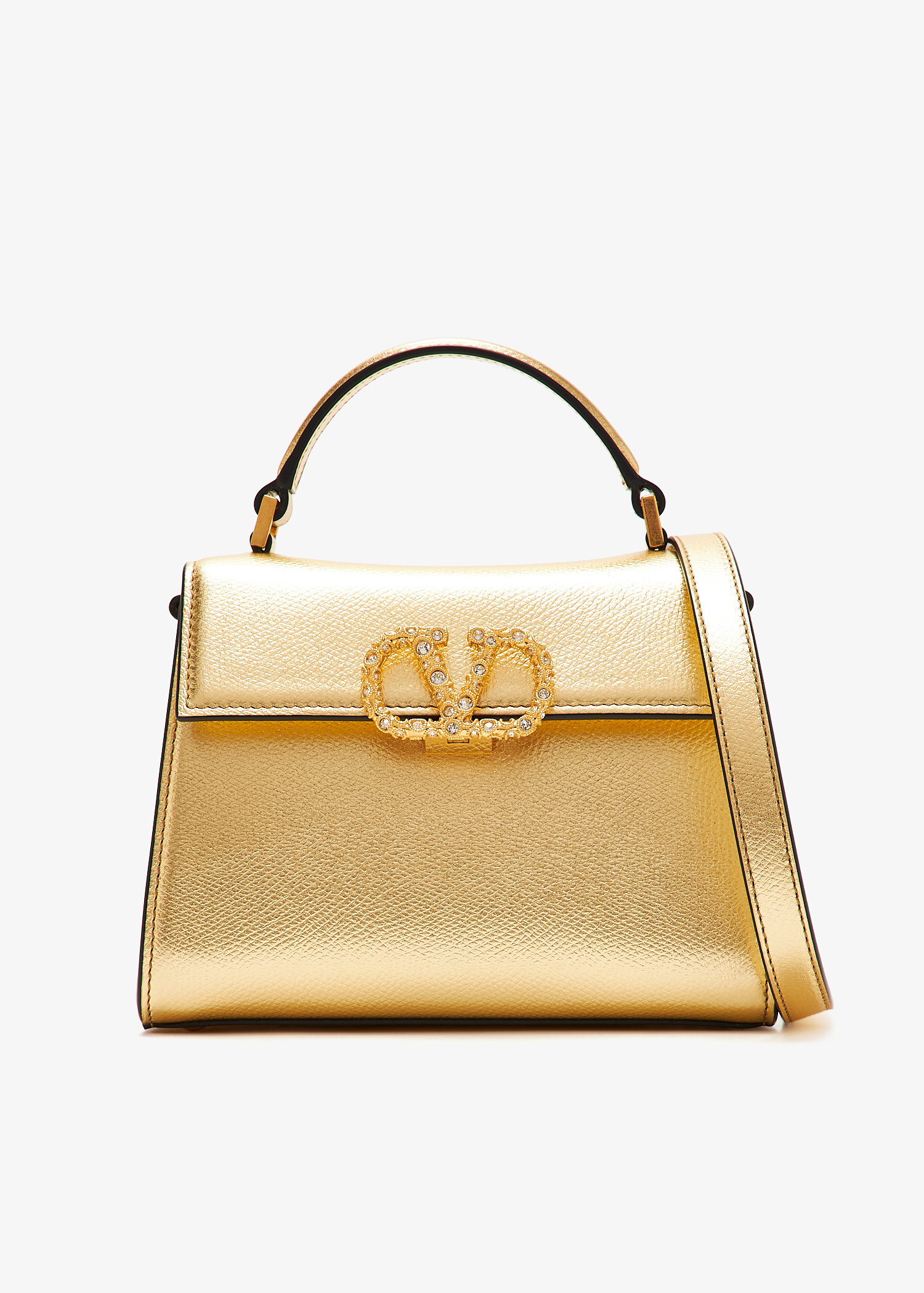 【関税＆送料込み】Valentino Garavani Top Handle Bags Valentino Garavani VSling top handle bag for Women - Gold in