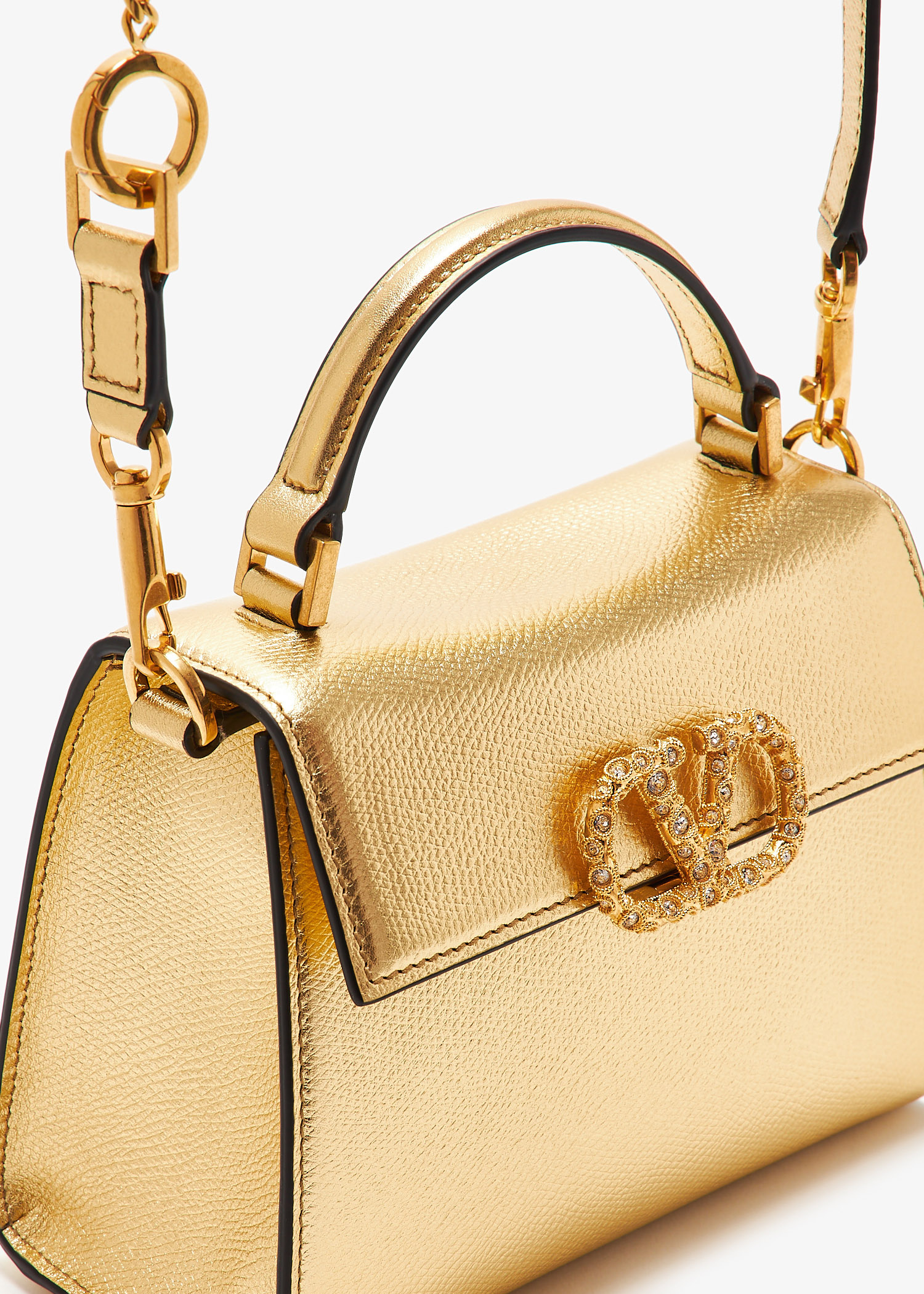 Valentino Garavani VSling top handle bag for Women - Gold in