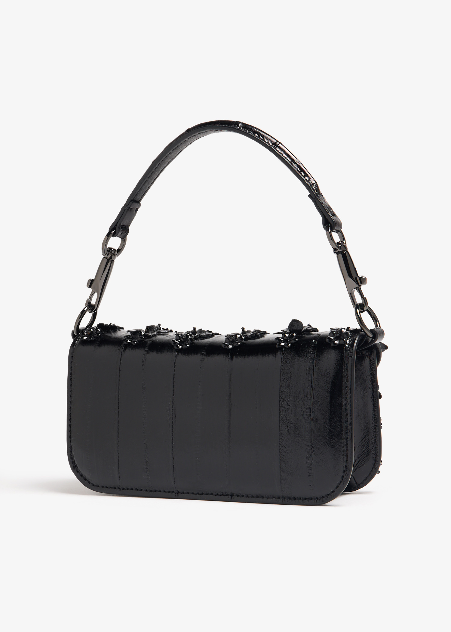 ショルダーバッグ・ポシェット VALENTINO Woman Shoulder bag Black 6W2B0R16GCB 0NO Valentino Garavani Black leather shoulder bag | TheDoubleF