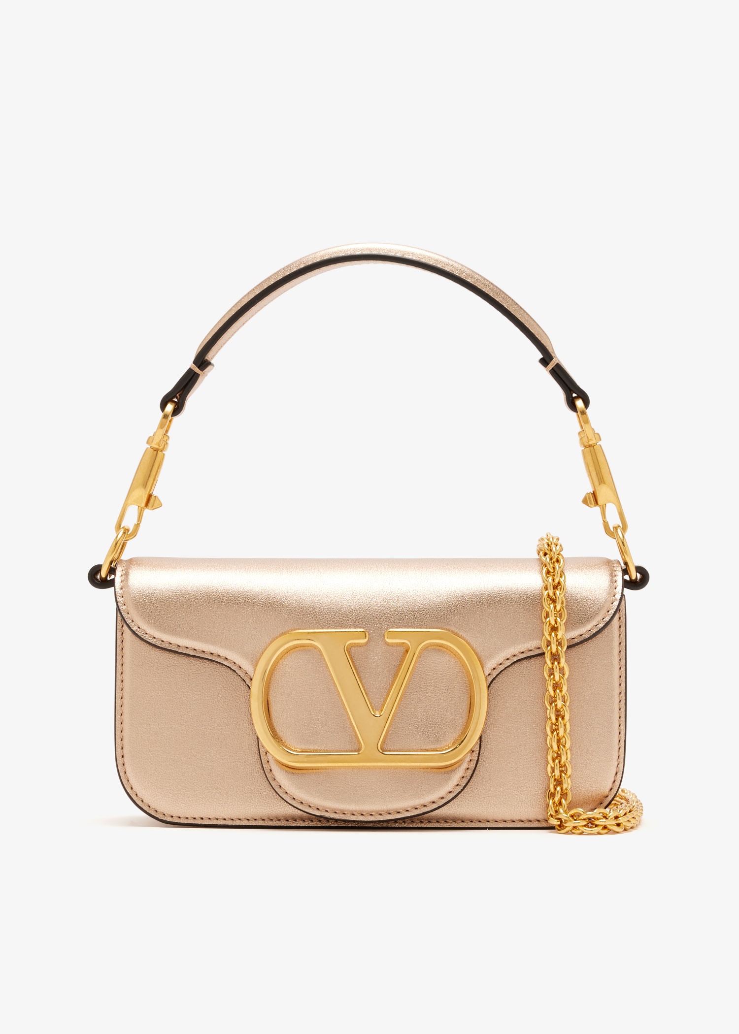 Valentino Garavani Locò small shoulder bag for Women - Gold in UAE