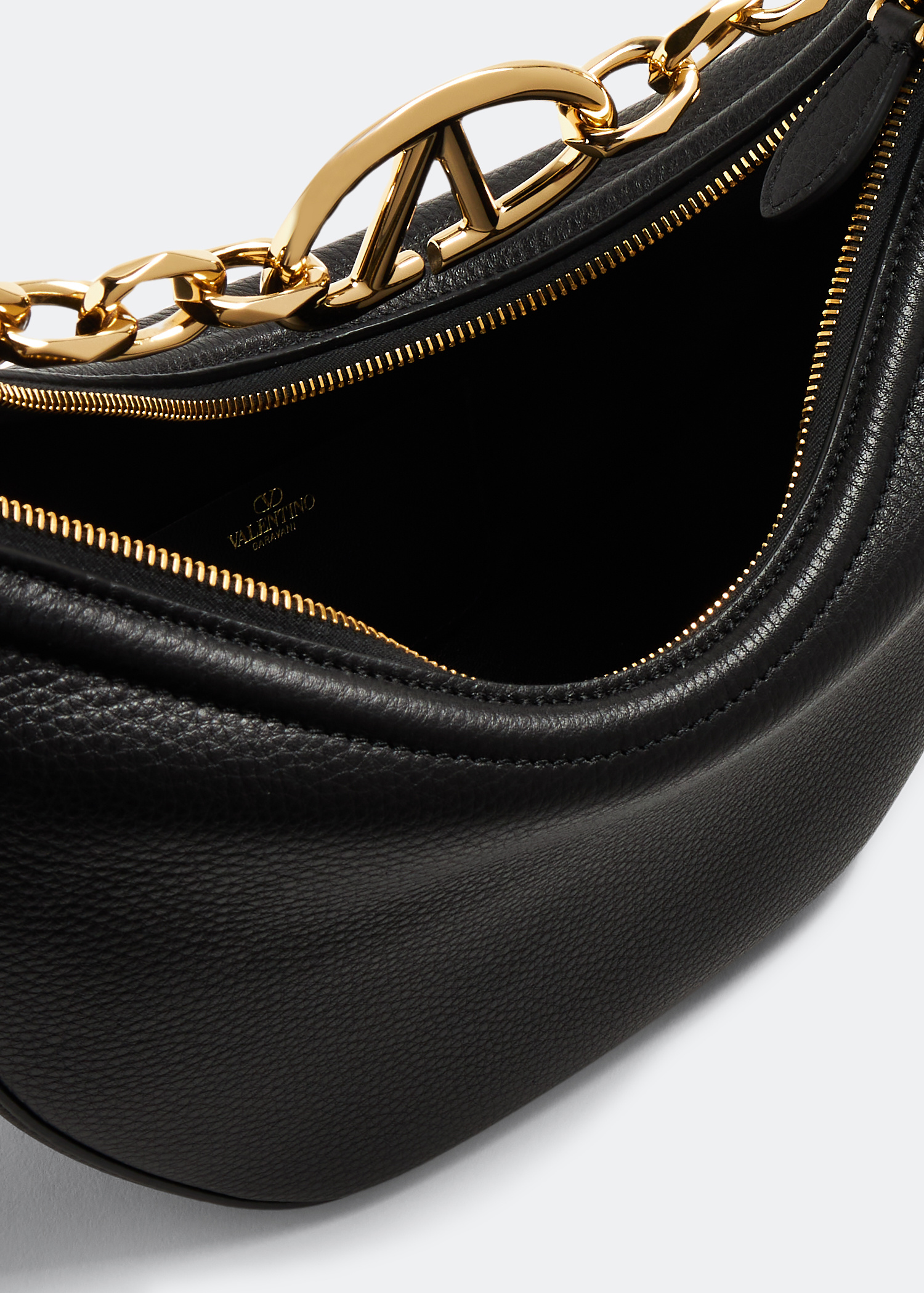 ショルダーバッグ・ポシェット Valentino Garavani 'VLOGO' shoulder bag Black Valentino Garavani - Locò Small Black Leather Jewel VLogo