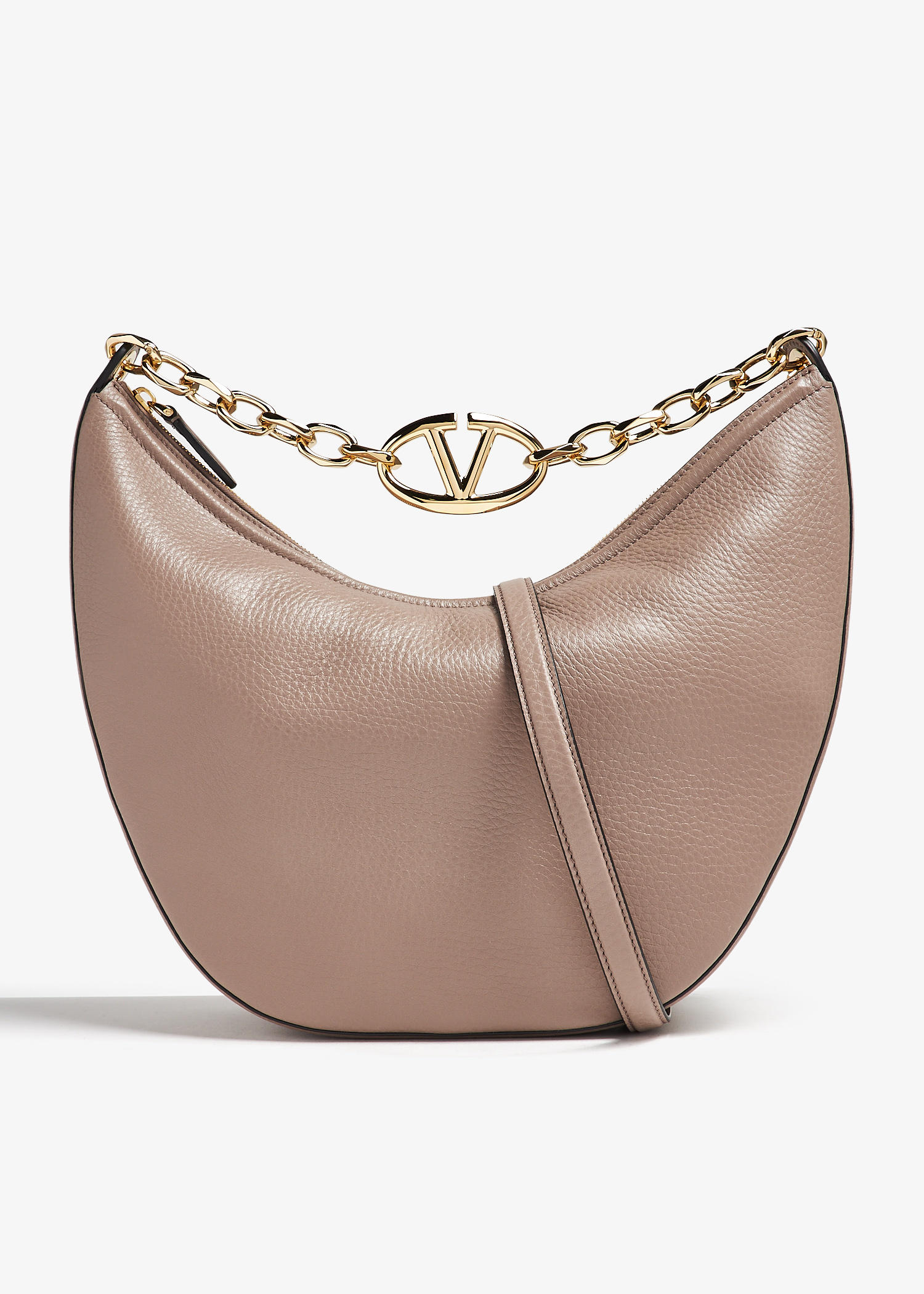 ショルダーバッグ・ポシェット Valentino Garavani Nappa Large Hobo Bag VALENTINO GARAVANI Nappa 360 Bow Shoulder Bag Brown 660124