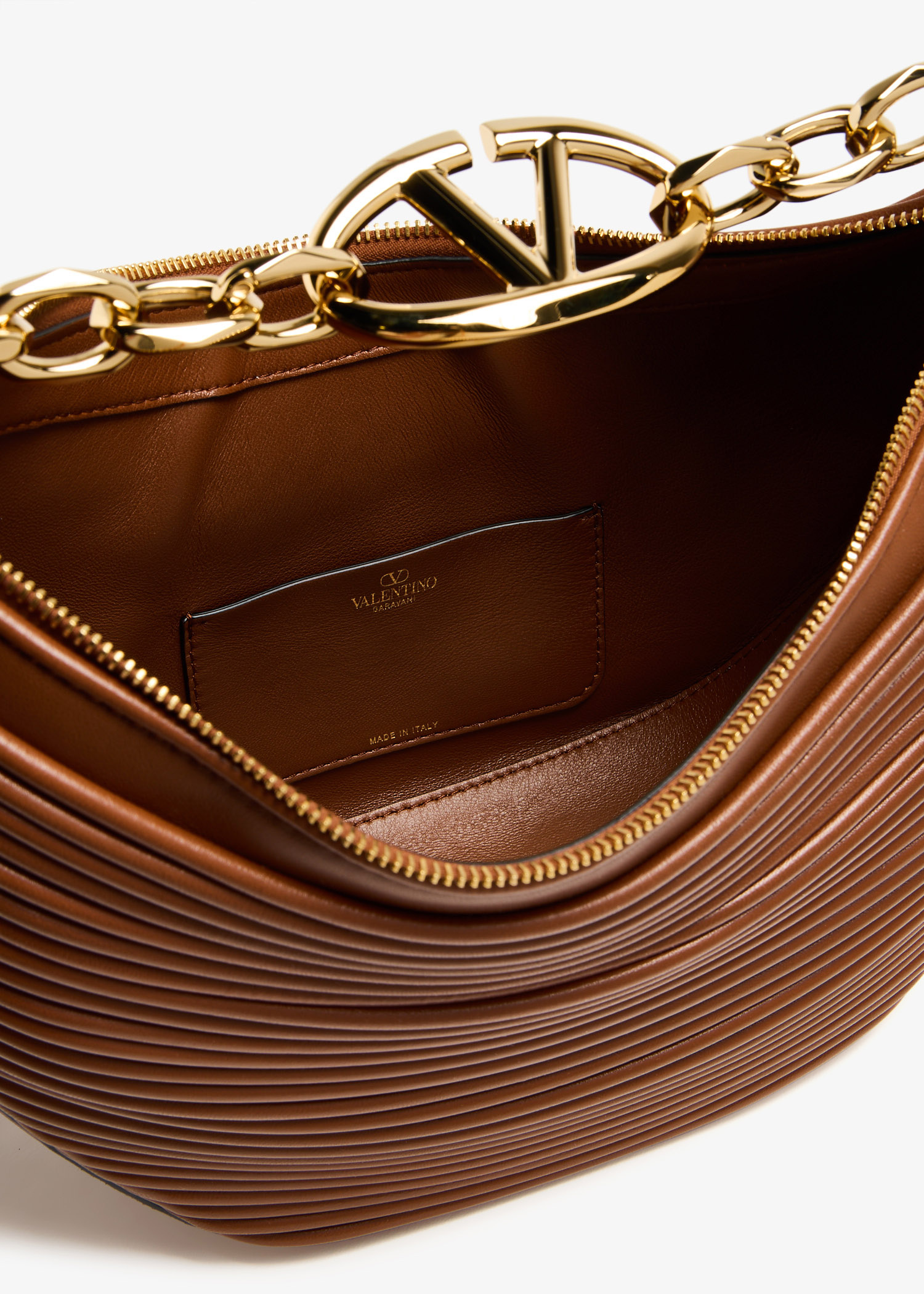 Valentino Garavani VLogo Moon shoulder bag for Women - Brown