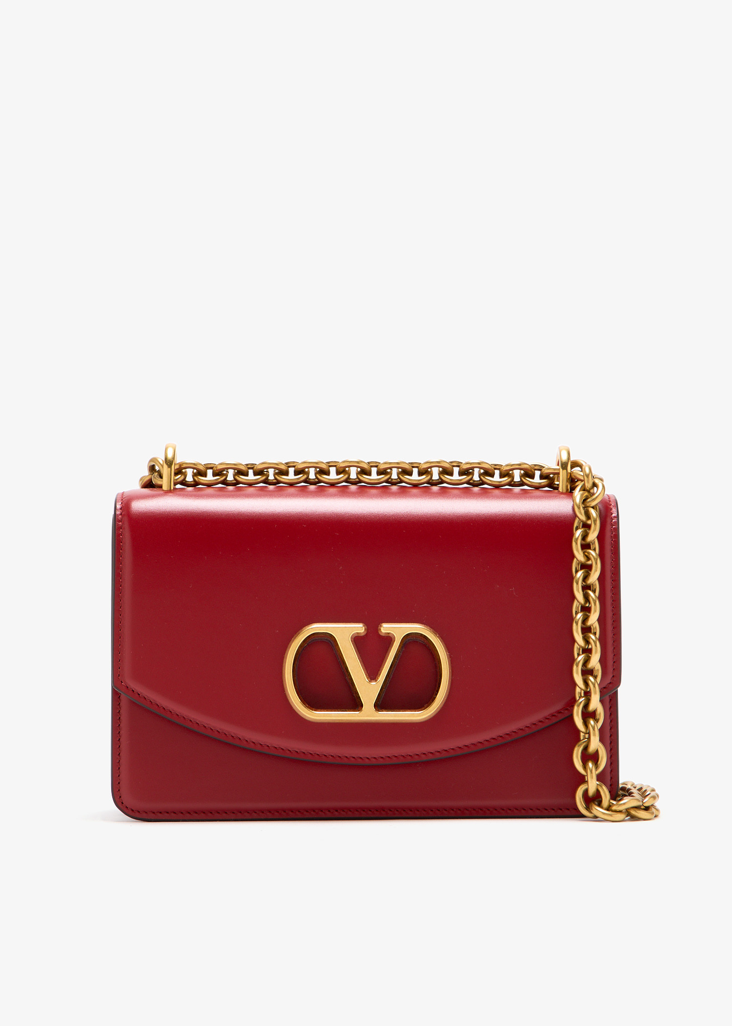 【関税＆送料込み】Valentino Garavani Borse... Rosso Valentino Garavani VSling Mini Top Handbag with Logo | Saks
