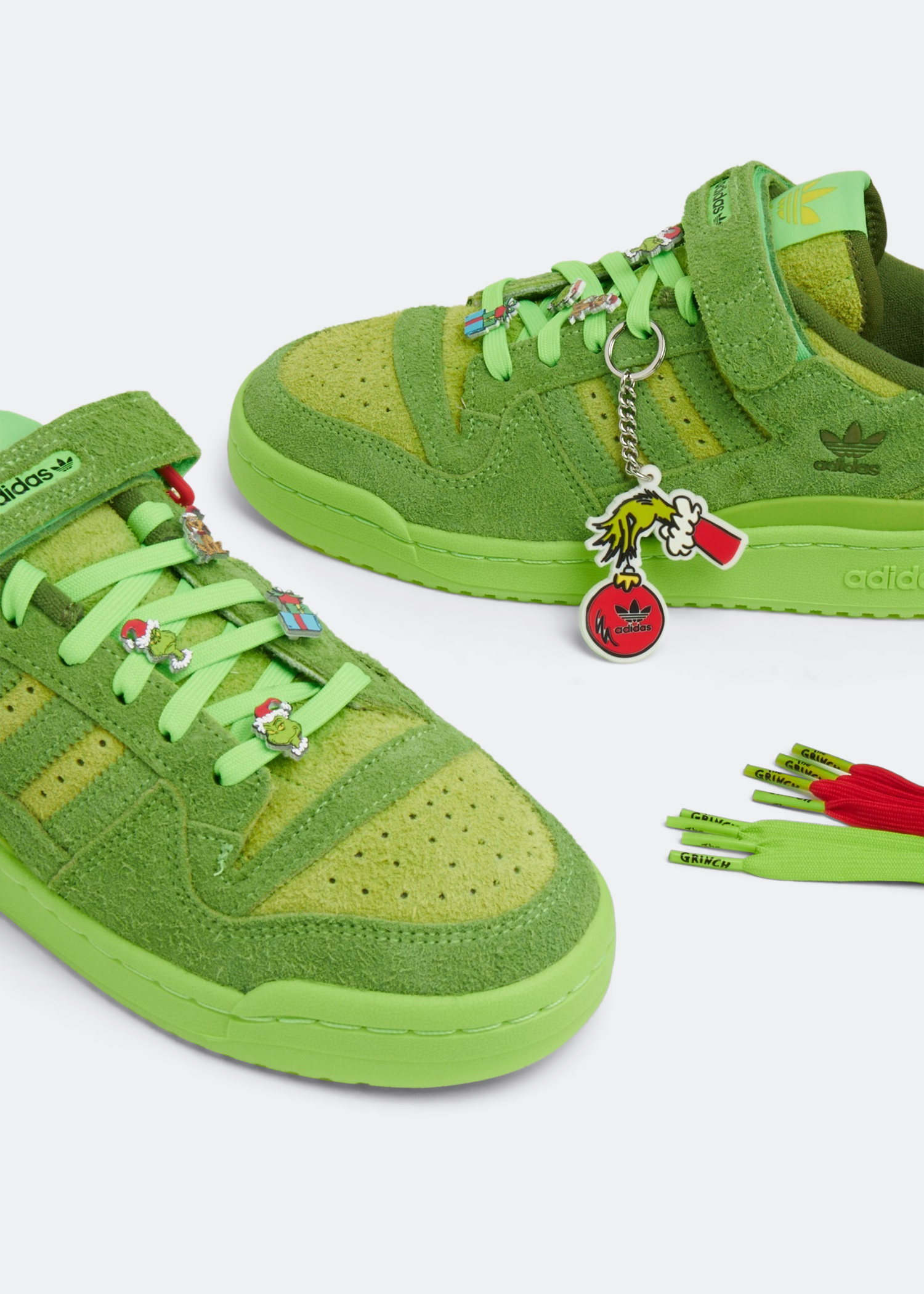 adidas gazelle silver green womens Adidas Forum Low 'The Grinch' Shoes