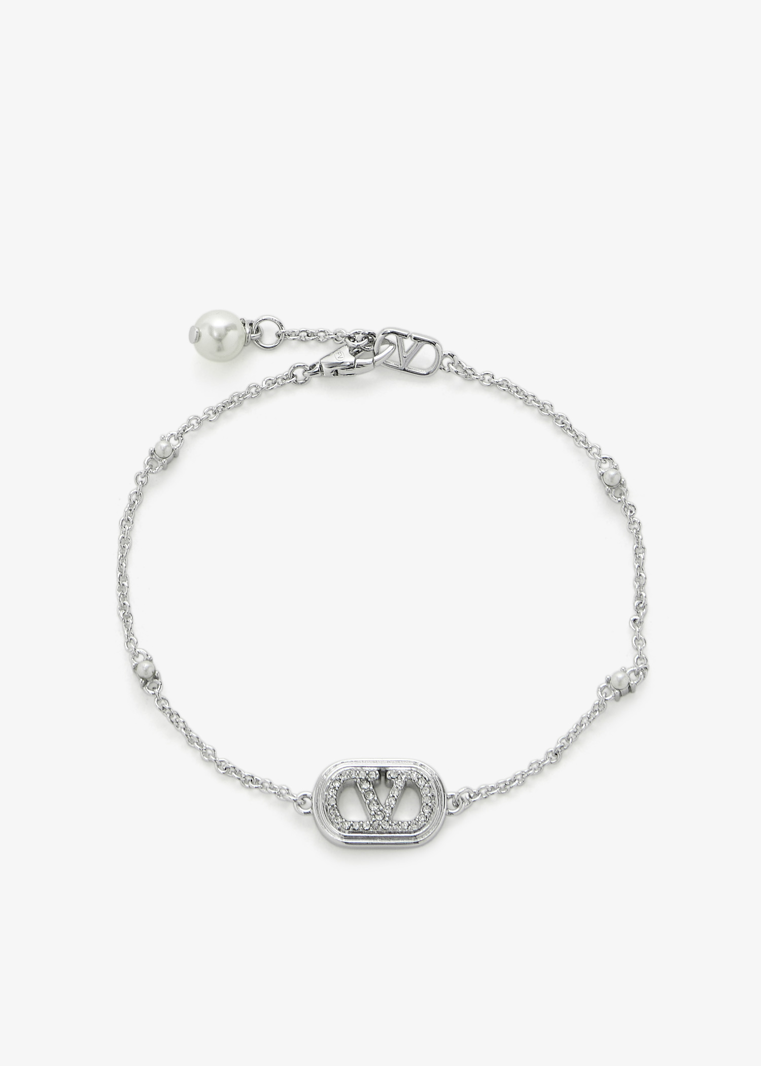 Valentino Garavani Ovalette bracelet for Women - Silver in