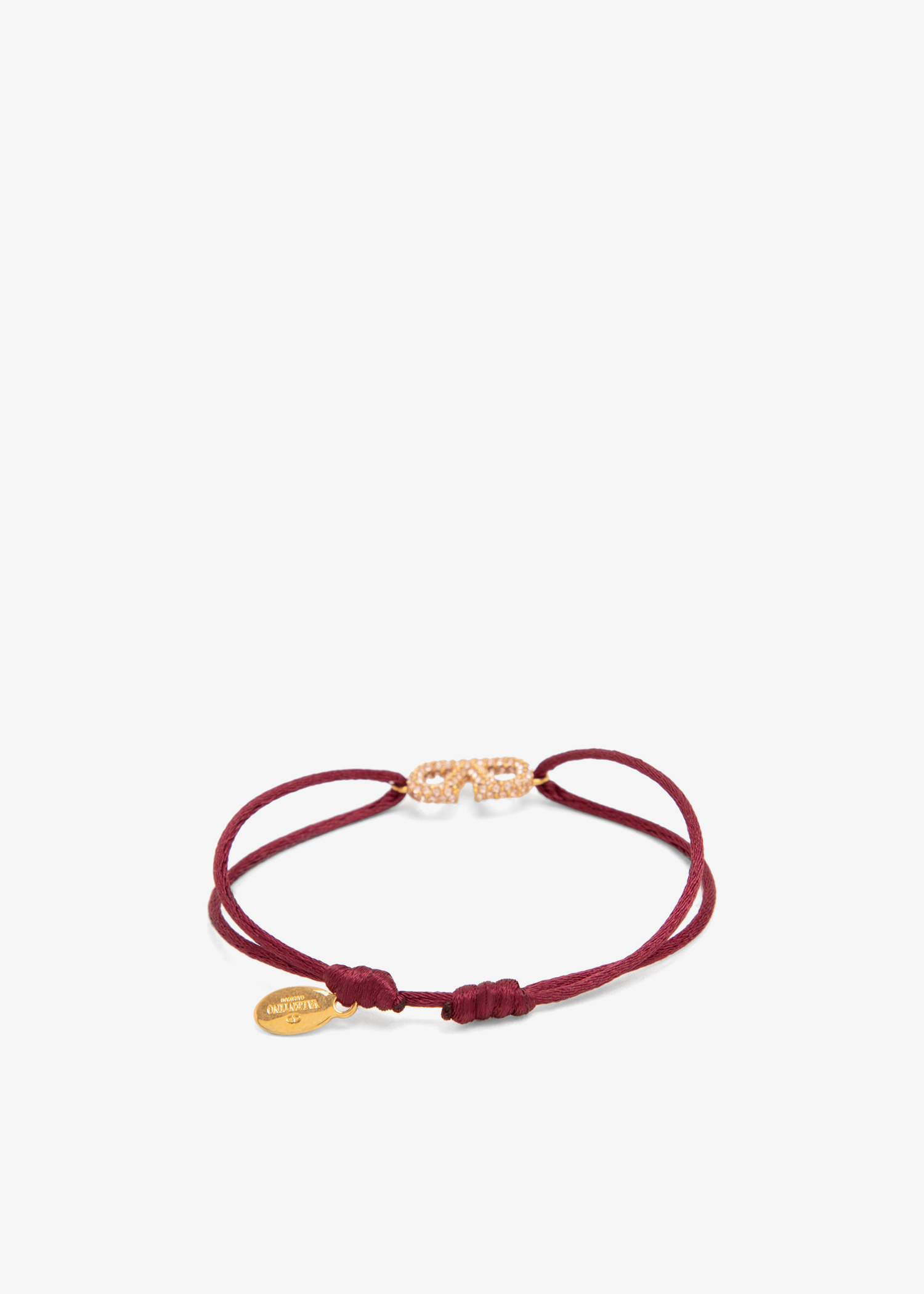 Valentino Garavani VLogo bracelet for Women - Burgundy in