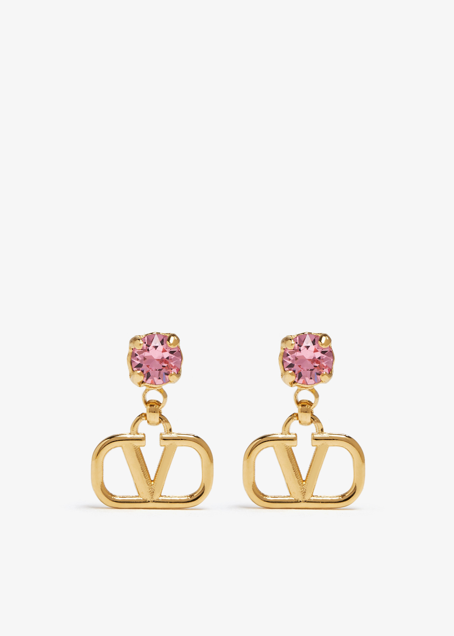 【Valentino】EARRINGS VLOGO SIGNATURE STRASS◆7W2J0F85YCW Valentino Garavani VLogo Signature Strass Earrings | Neiman