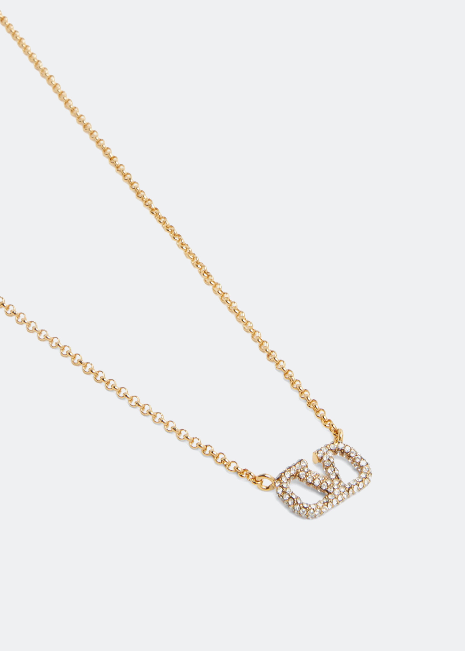 Valentino Garavani VLogo Signature necklace for Women - Gold