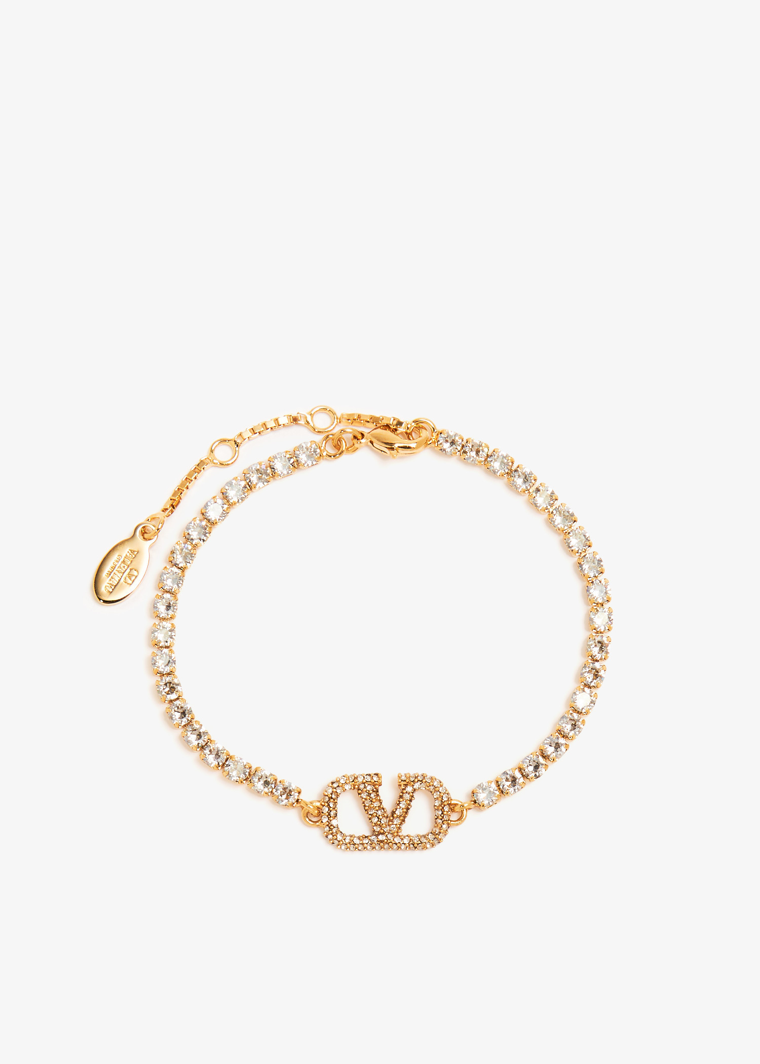 ブレスレット VALENTINO GARAVANI VLOGO SIGNATURE STRASS BRACELET Valentino Garavani VLogo Signature strass bracelet for Women
