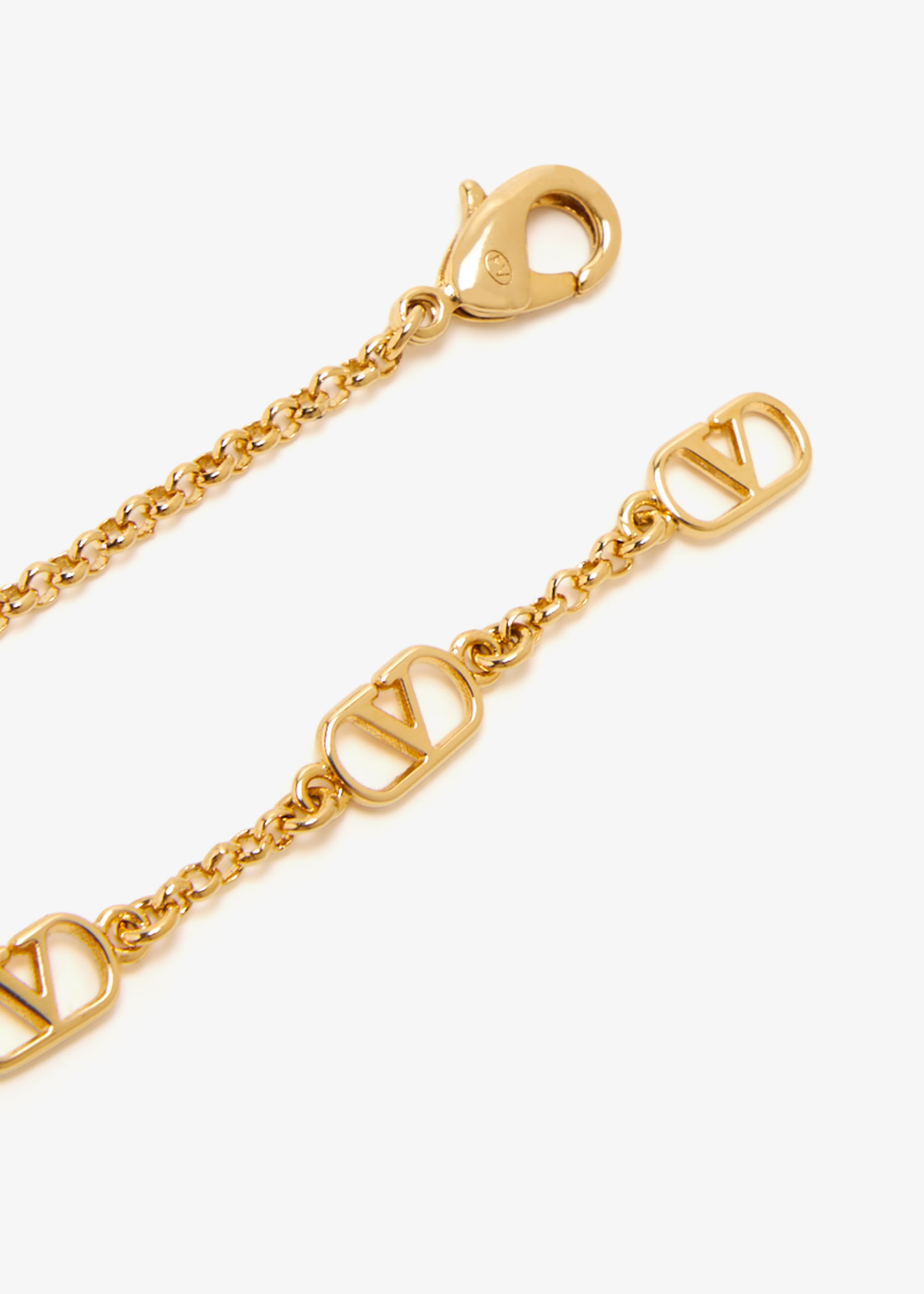 ネックレス・ペンダント Valentino Garavani Ovalette l necklace Valentino Garavani Ovalette Metal Necklace Logo Pendant In