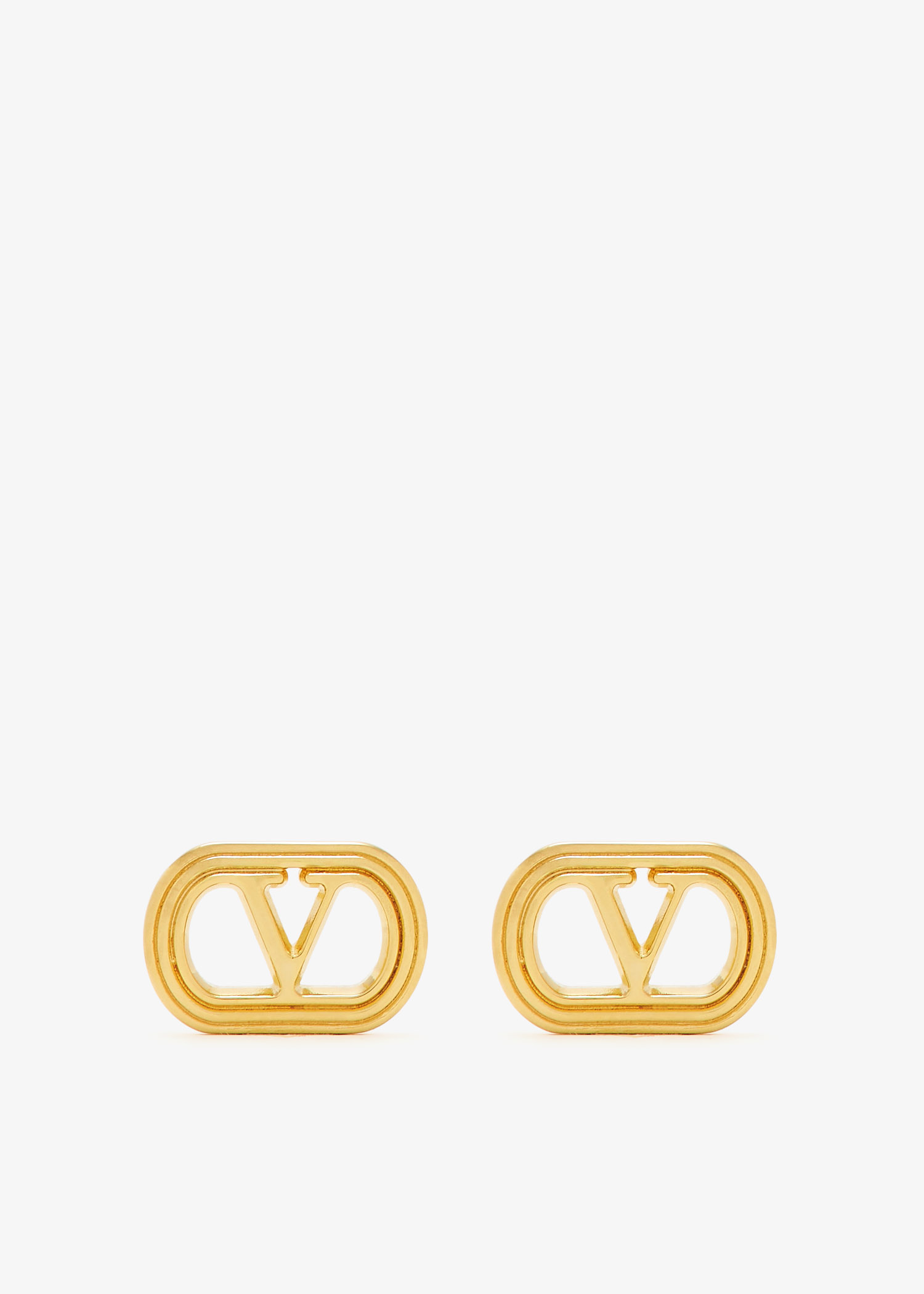 【関税&送料込】Valentino Garavani Ovalette l Necklaclac Valentino Garavani Ovalette Metal Necklace for Man in Gold