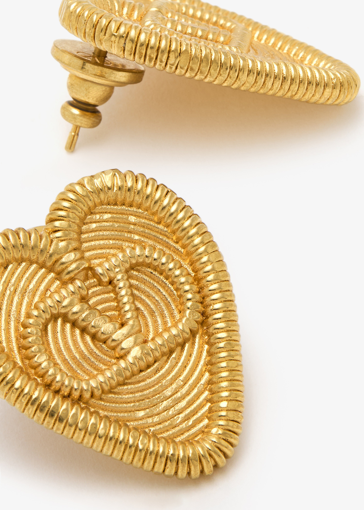 【VALENTINO】FIL PERDU L EARRINGS ピアス Valentino Garavani Fil Perdu Earrings in Antique Brass | FWRD