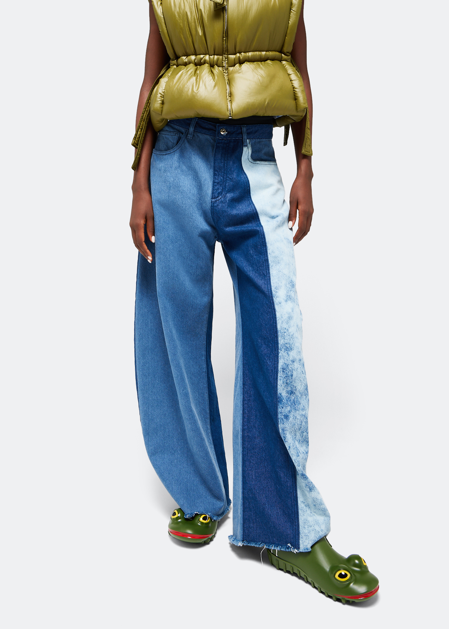JW Anderson x Wellipets Frog clogs for Women - Green in USA 