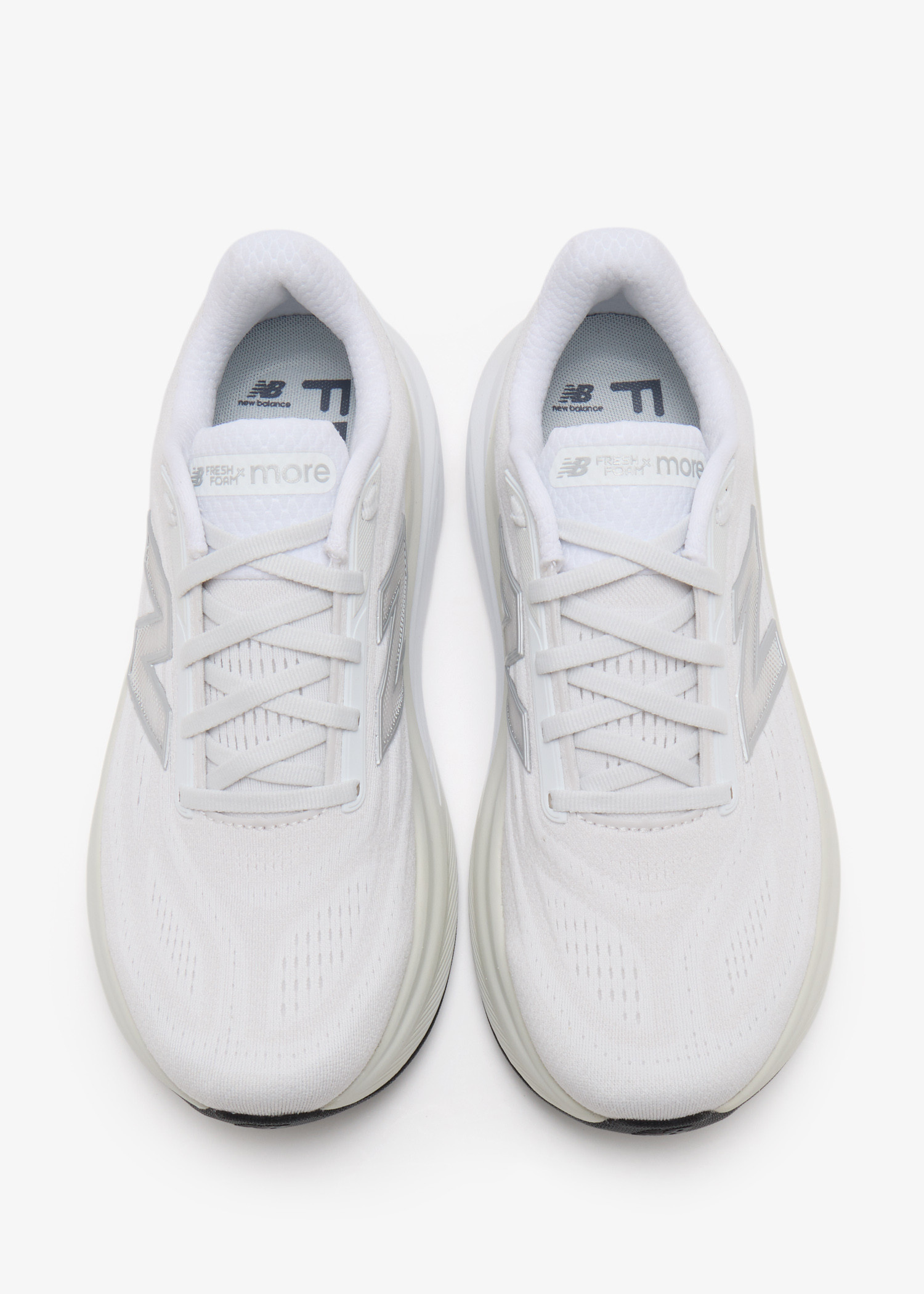 NEW BALANCE FRESH FOAM X v6 Lace Up Sneaker sz 11 width D White Fresh Foam X More v6 - New Balance main image 2