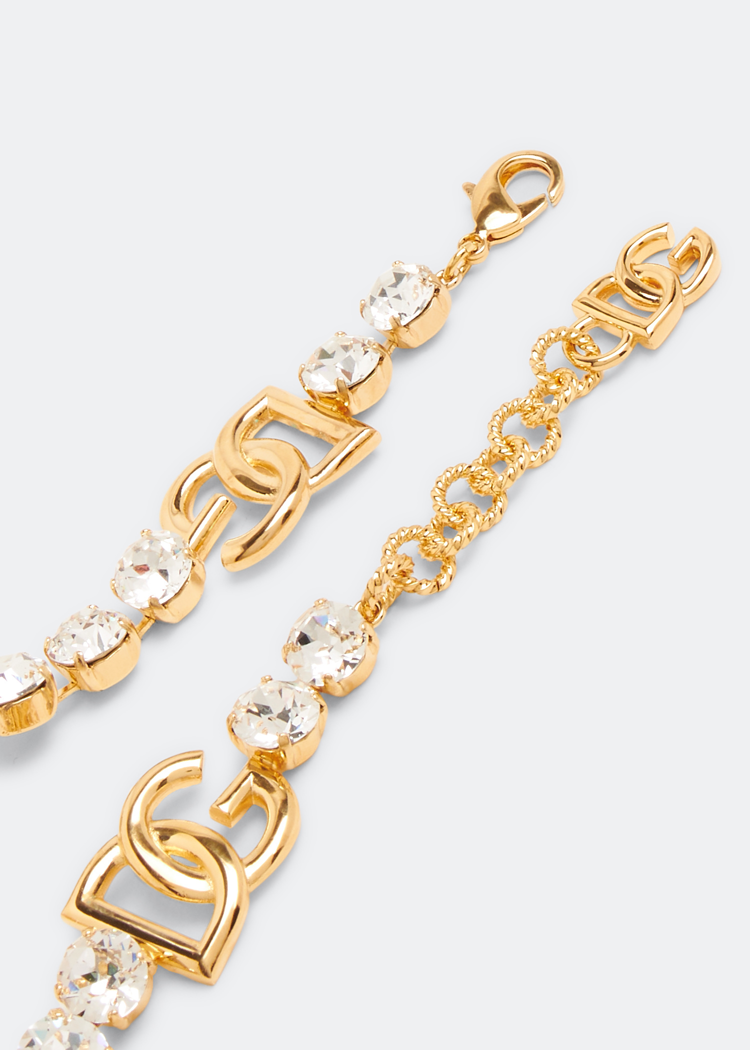 Dolce&Gabbana DG rhinestone choker for Women - Gold in UAE