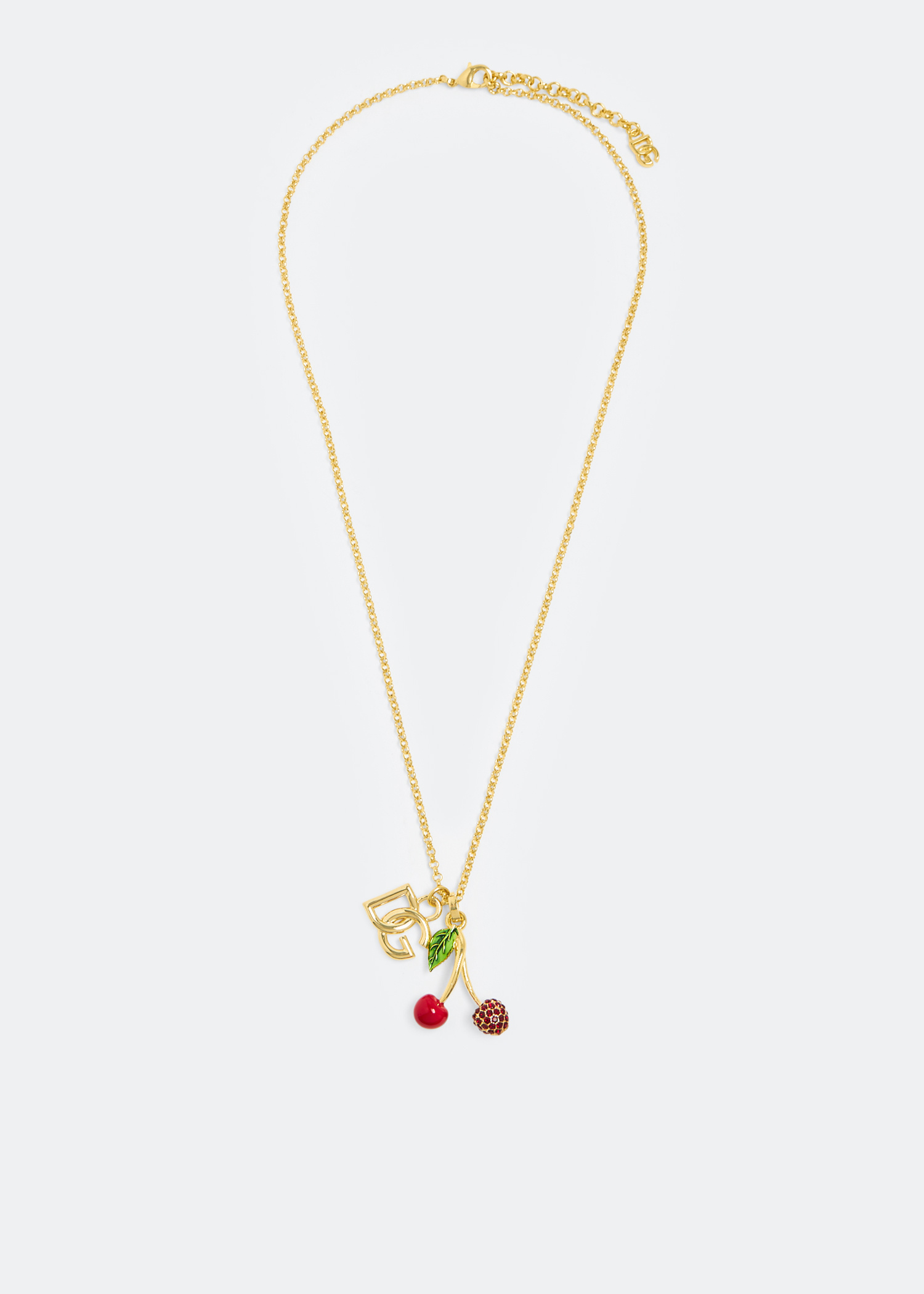 ネックレス・チョーカー Dolce & Gabbana Dg Logo Drop Necklace Dolce & Gabbana DG-logo chain-link Choker | Gold | FARFETCH