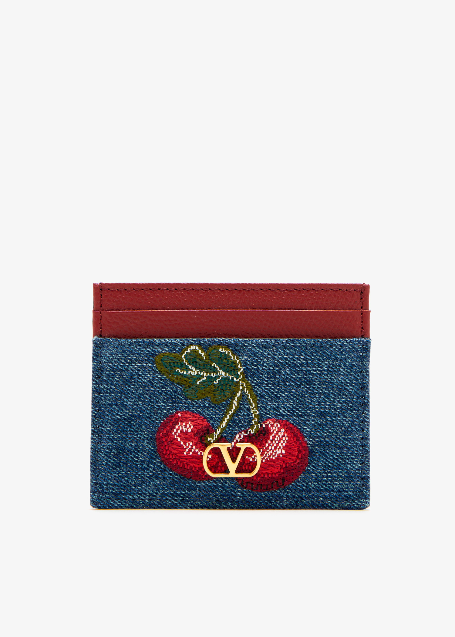 Valentino Garavani VLogo Signature Cherryfic cardholder for Women