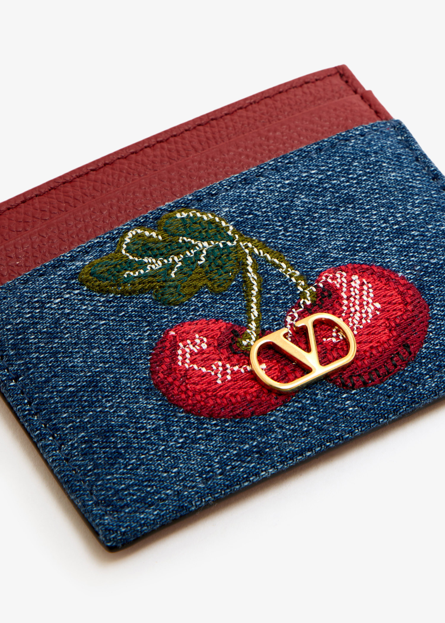 Valentino Garavani VLogo Signature Cherryfic cardholder for Women