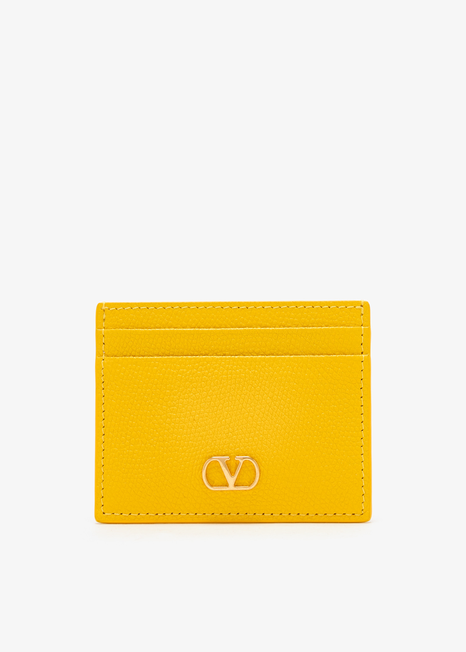 Valentino Garavani VLogo Signature cardholder for Women - Yellow