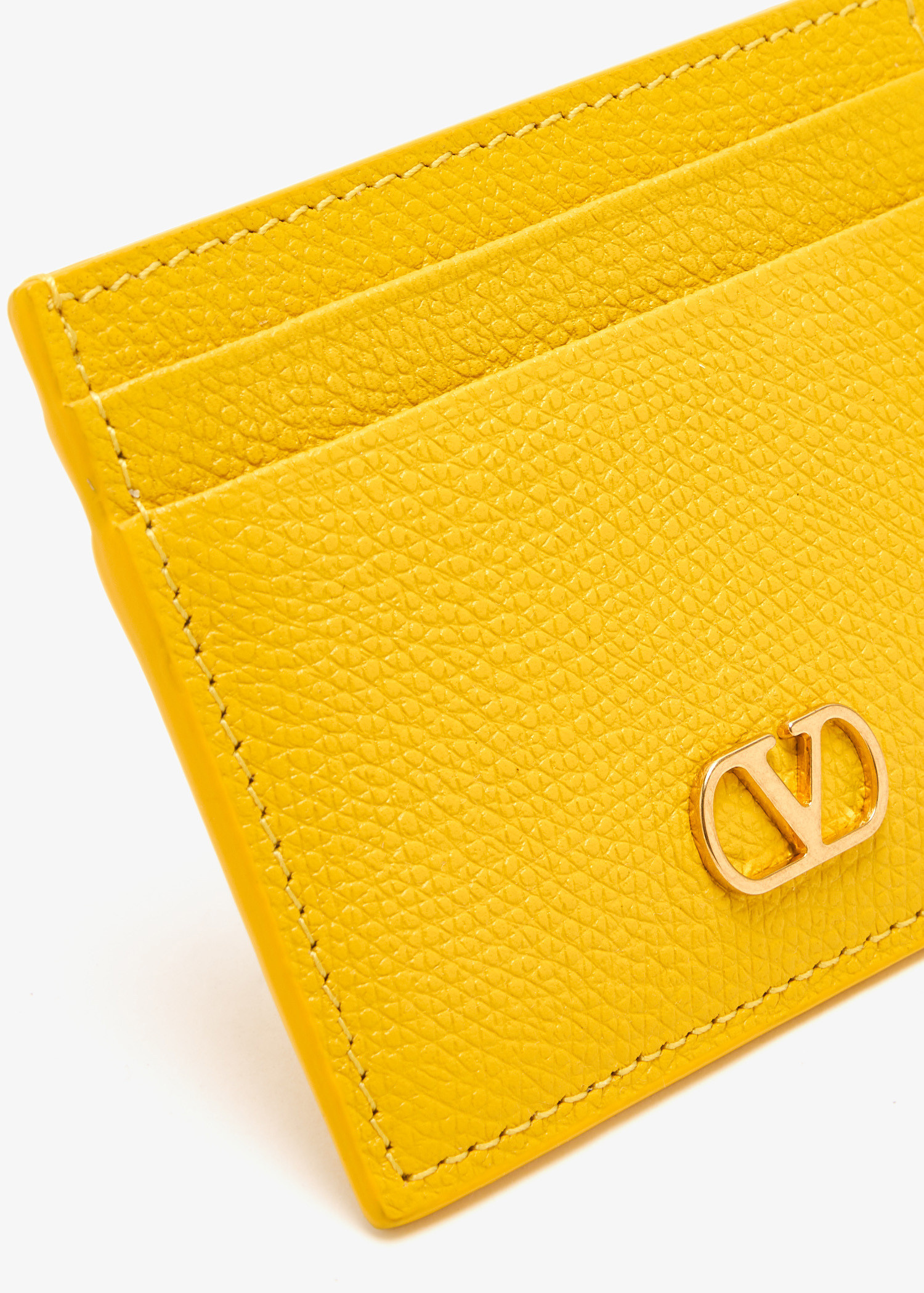 Valentino Garavani VLogo Signature cardholder for Women - Yellow