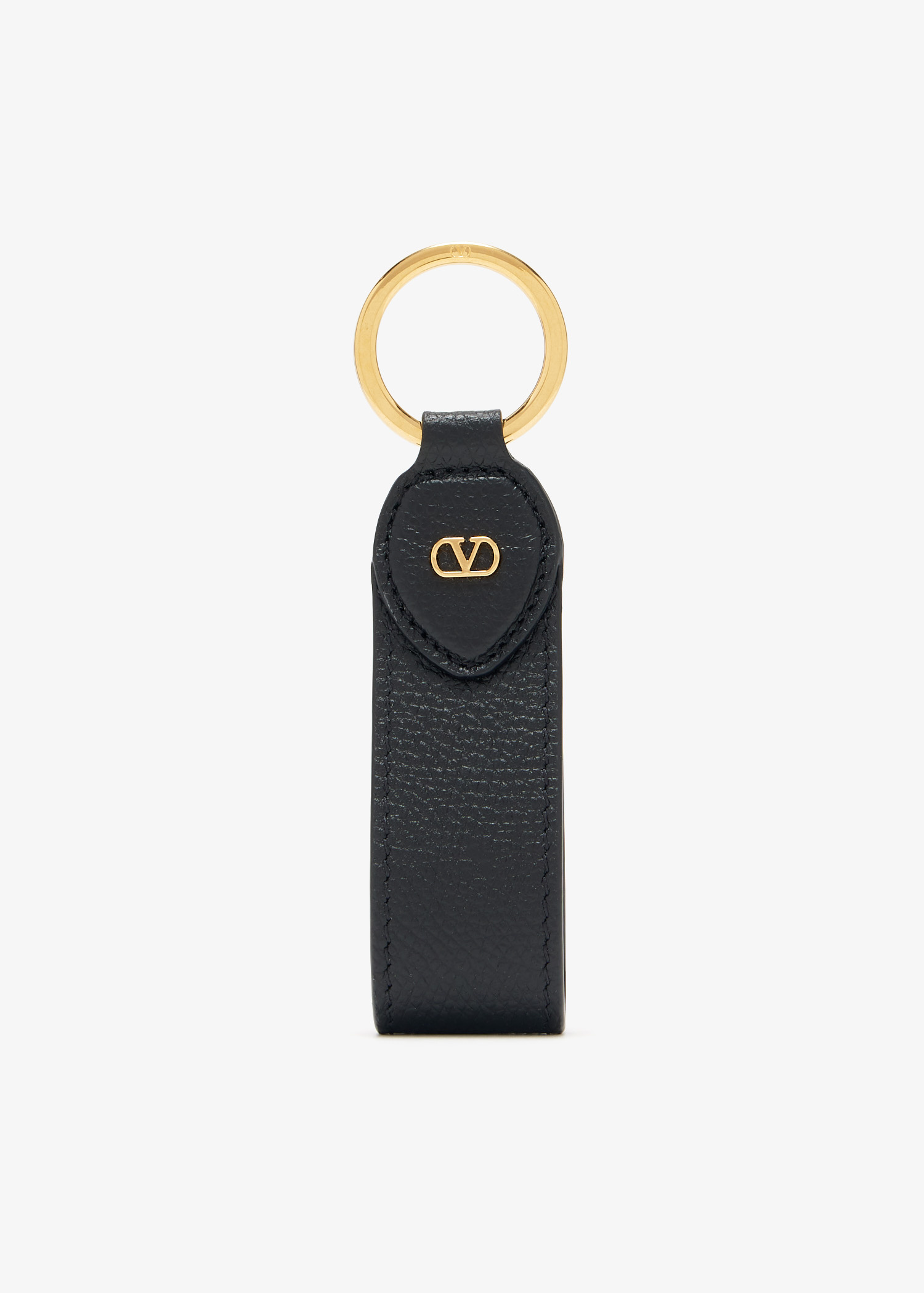 Valentino Garavani VLogo Signature key ring for Women - Black in