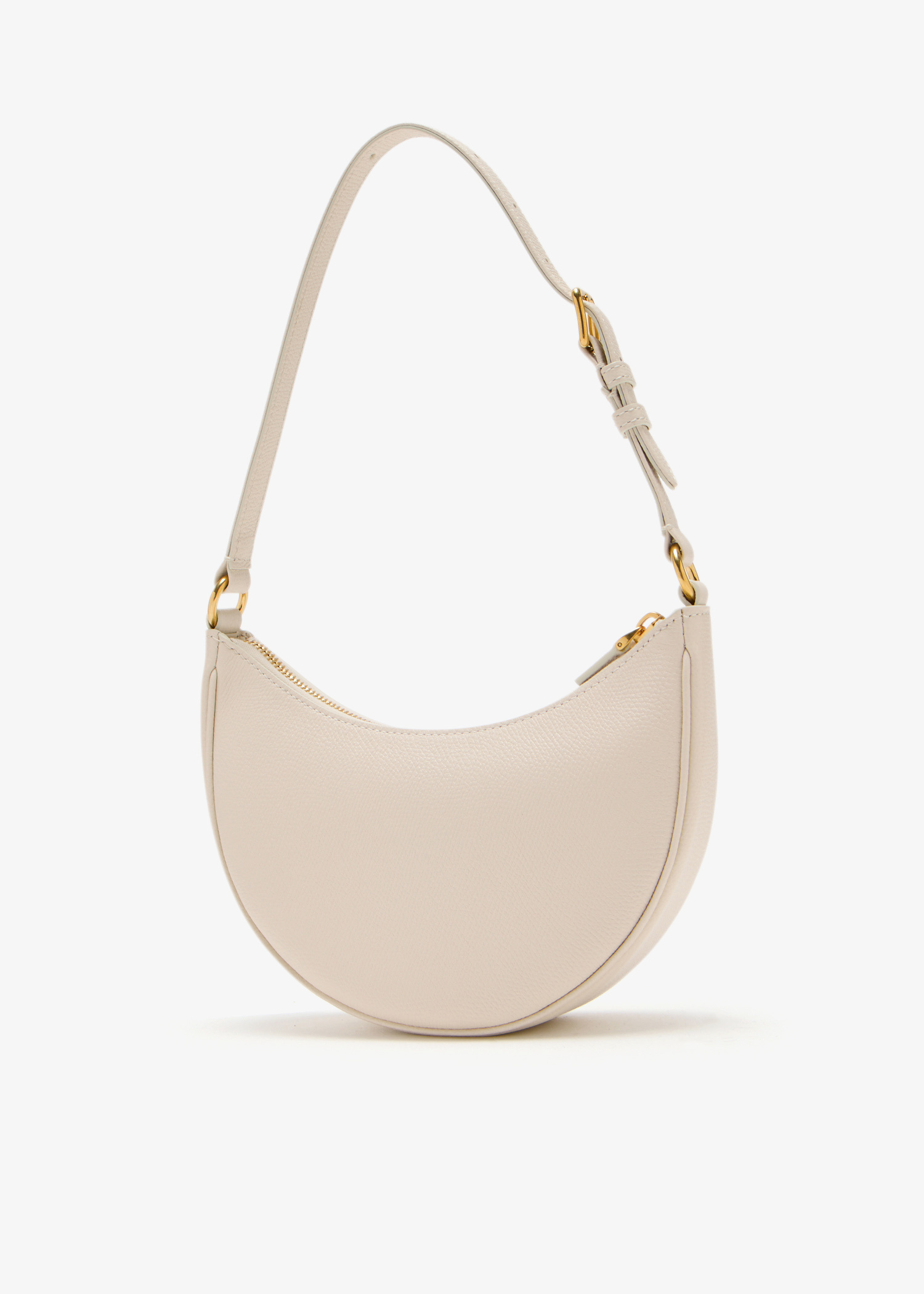 トートバッグ VALENTINO Ivory V-logo Mini Hobo Bag P0W19 RQR 0NO Vlogo Signature Mini Hobo Bag In Grainy Calfskin for Woman