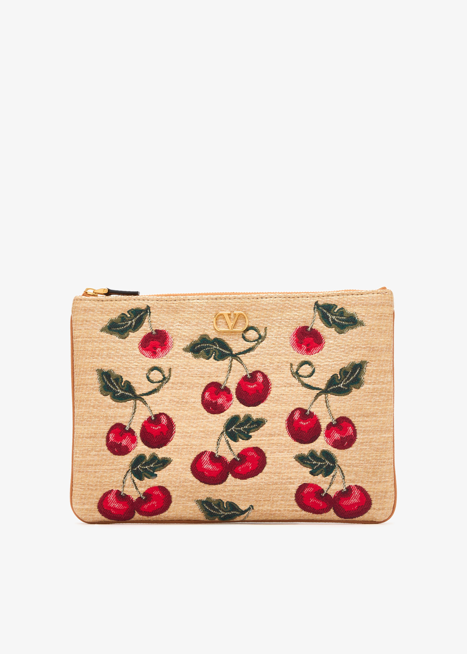 Valentino Garavani VLogo Signature Cherryfic pouch for Women