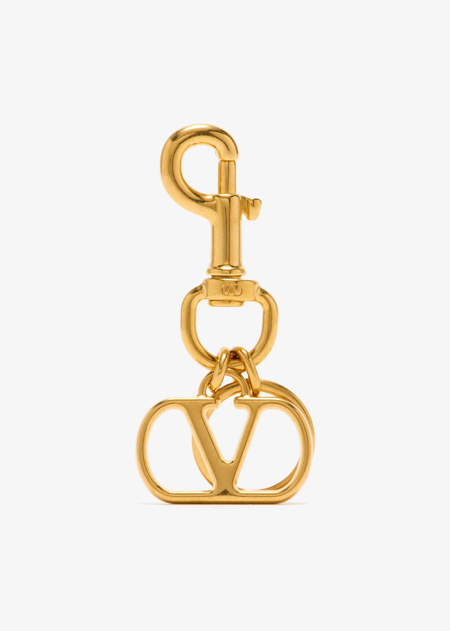 Valentino Garavani VLogo Signature bag charm for Women - Gold in