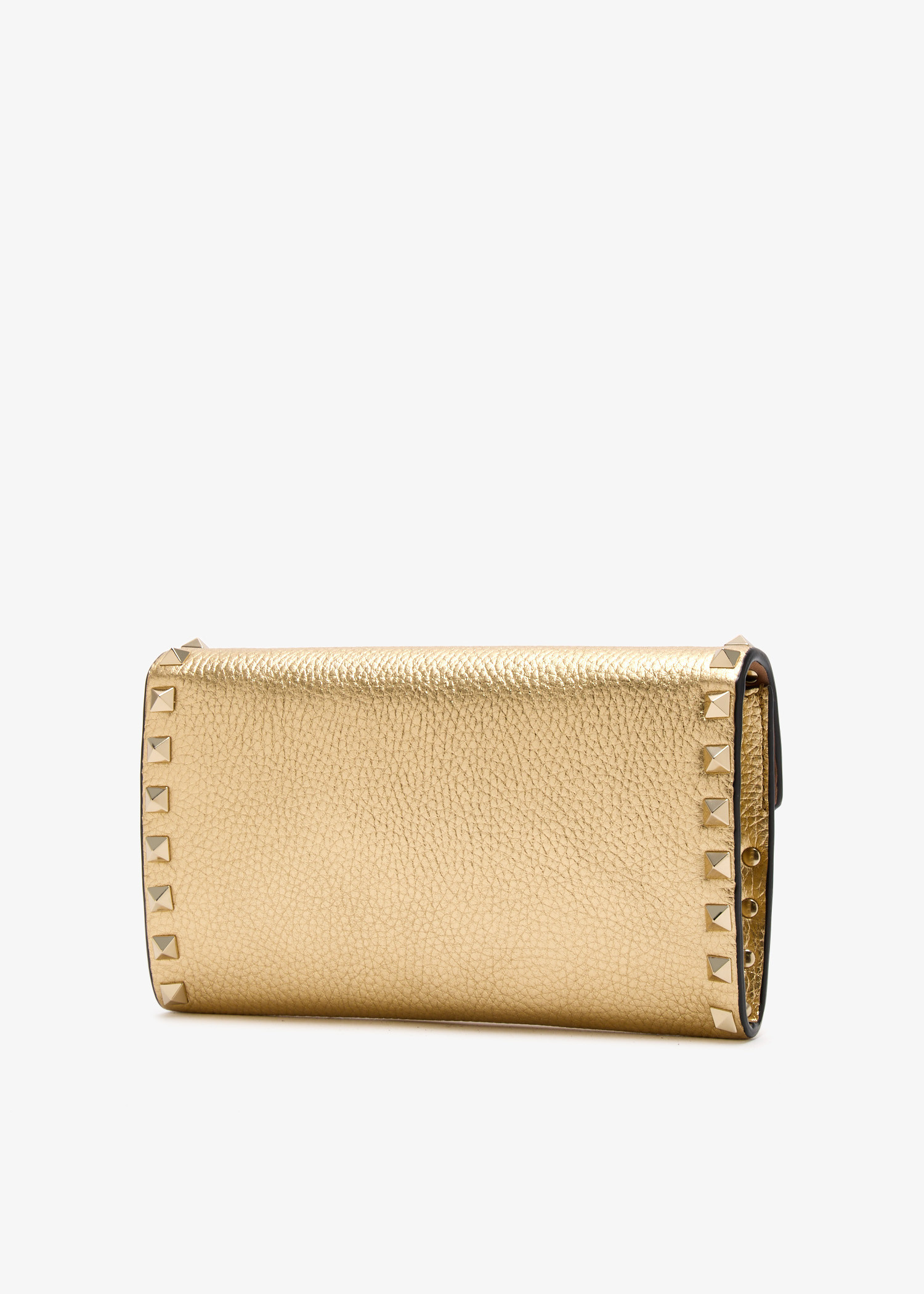 Valentino Garavani Rockstud chain wallet for Women - Gold in UAE