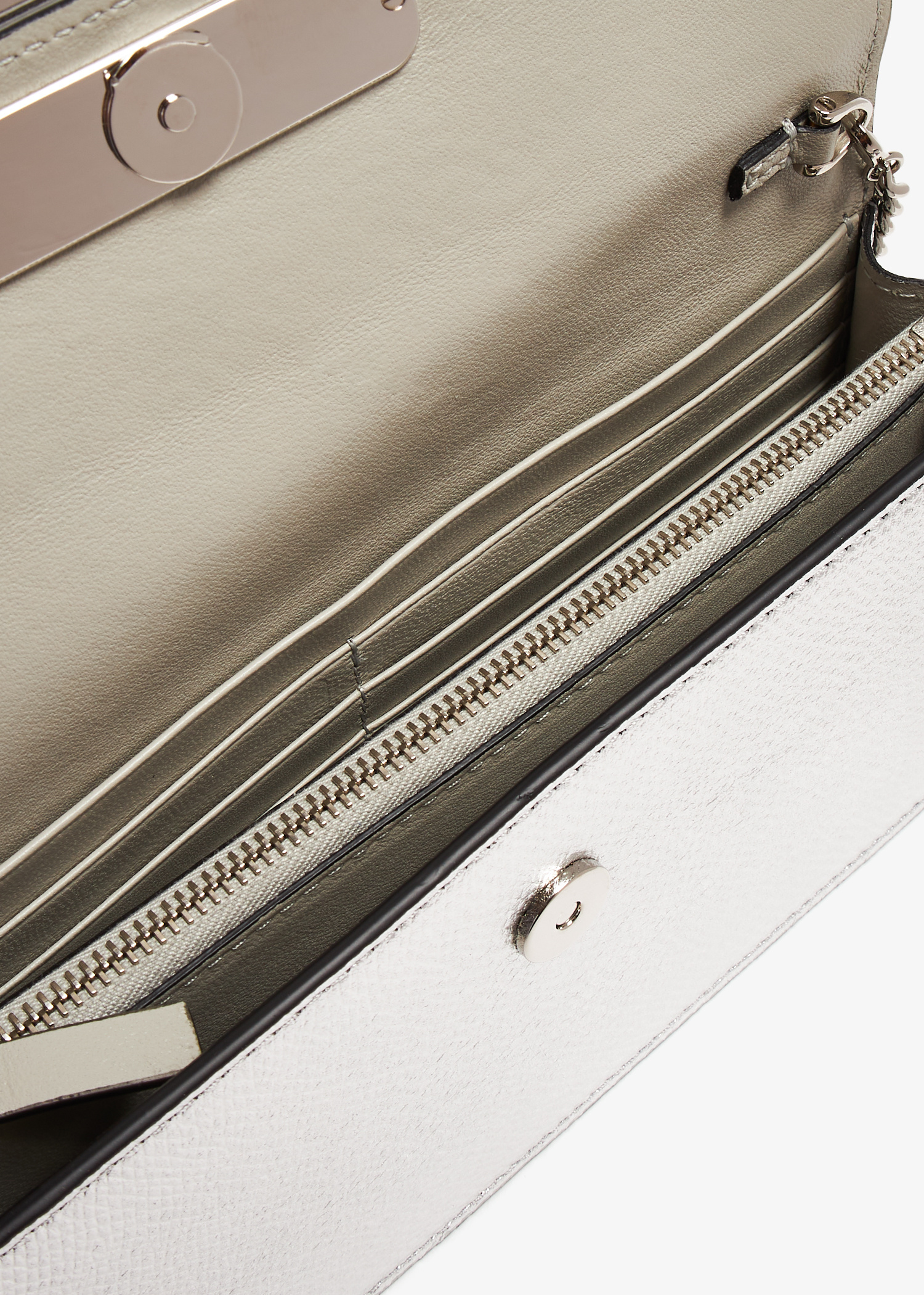 Valentino Garavani VLogo Signature chain wallet for Women - Silver