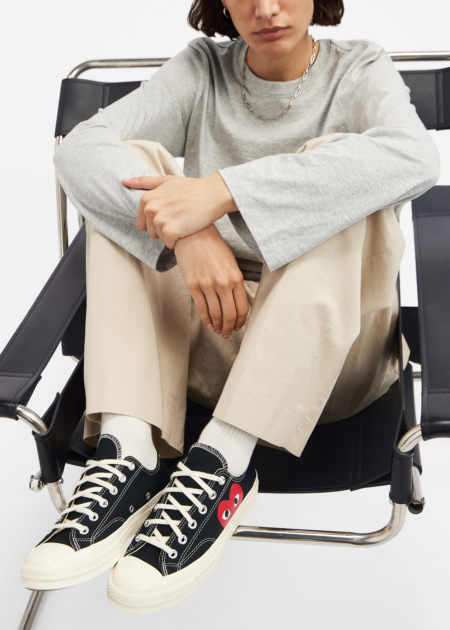 Comme des Garçons PLAY X Converse sneakers for Women - Black