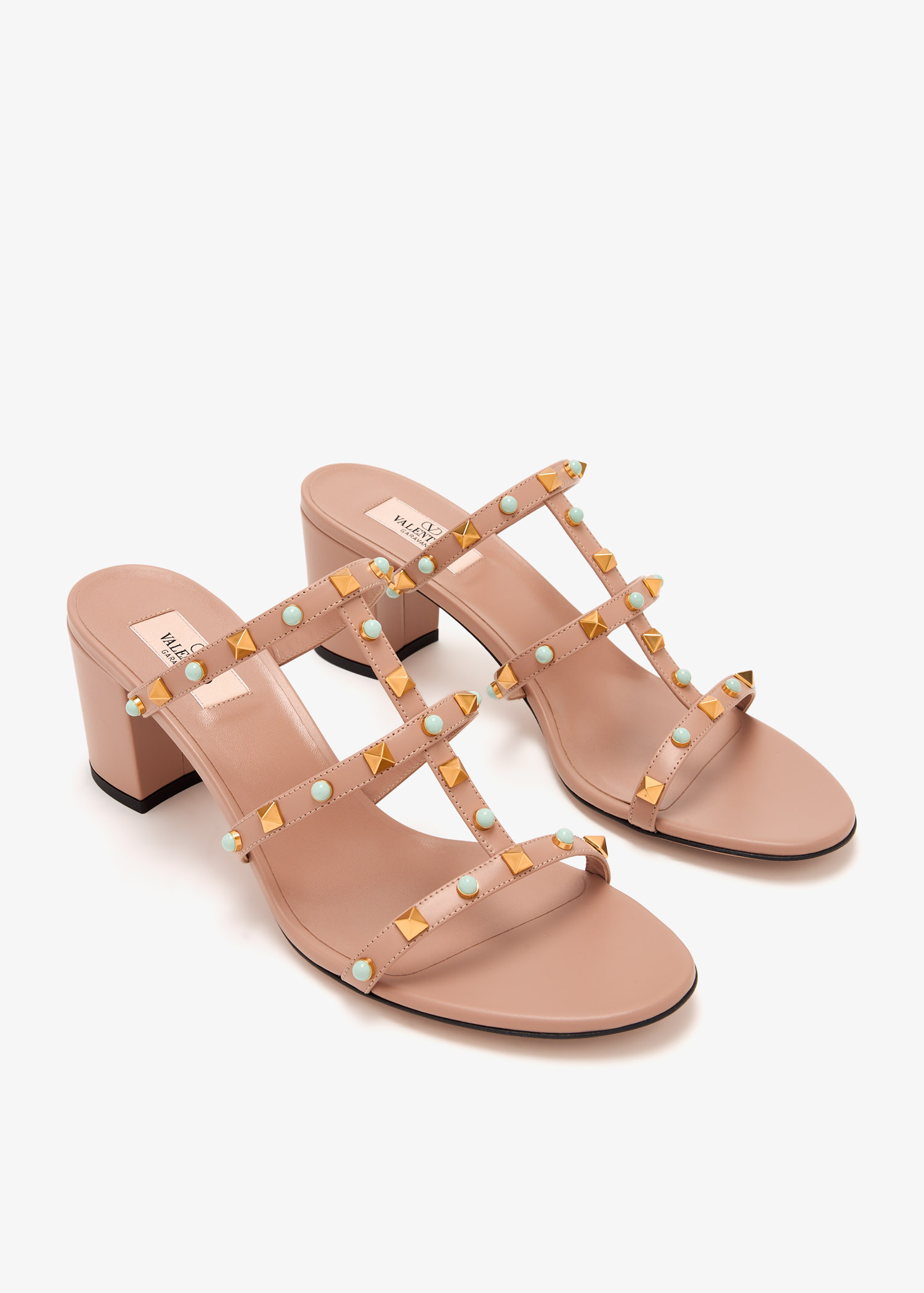 Valentino サーモンピンク パンツ 新品未使用 SALE‼️ Valentino Garavani Rockstud sandals for Women - Pink in UAE