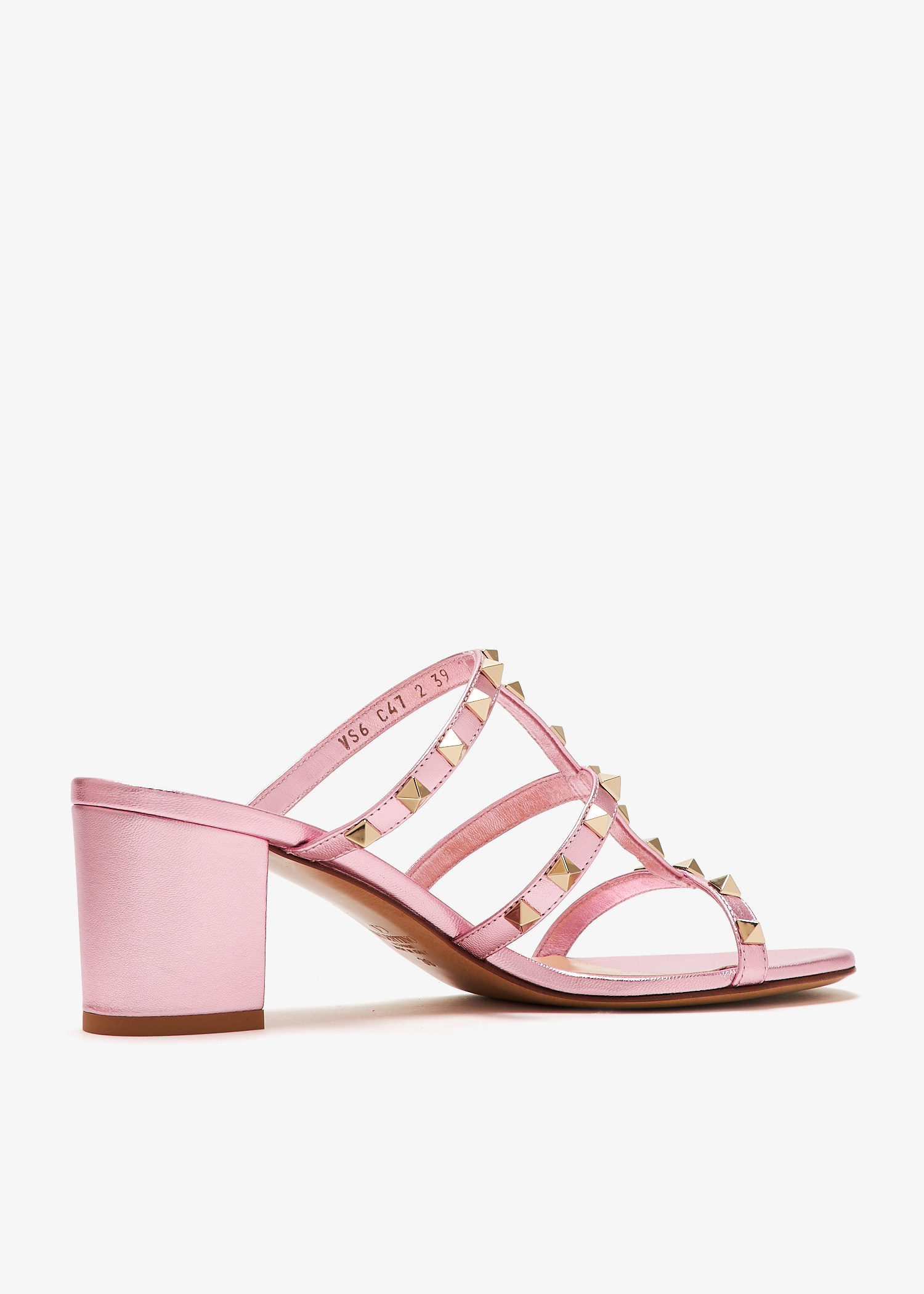Valentino Garavani Rockstud sandals for Women - Pink in USA