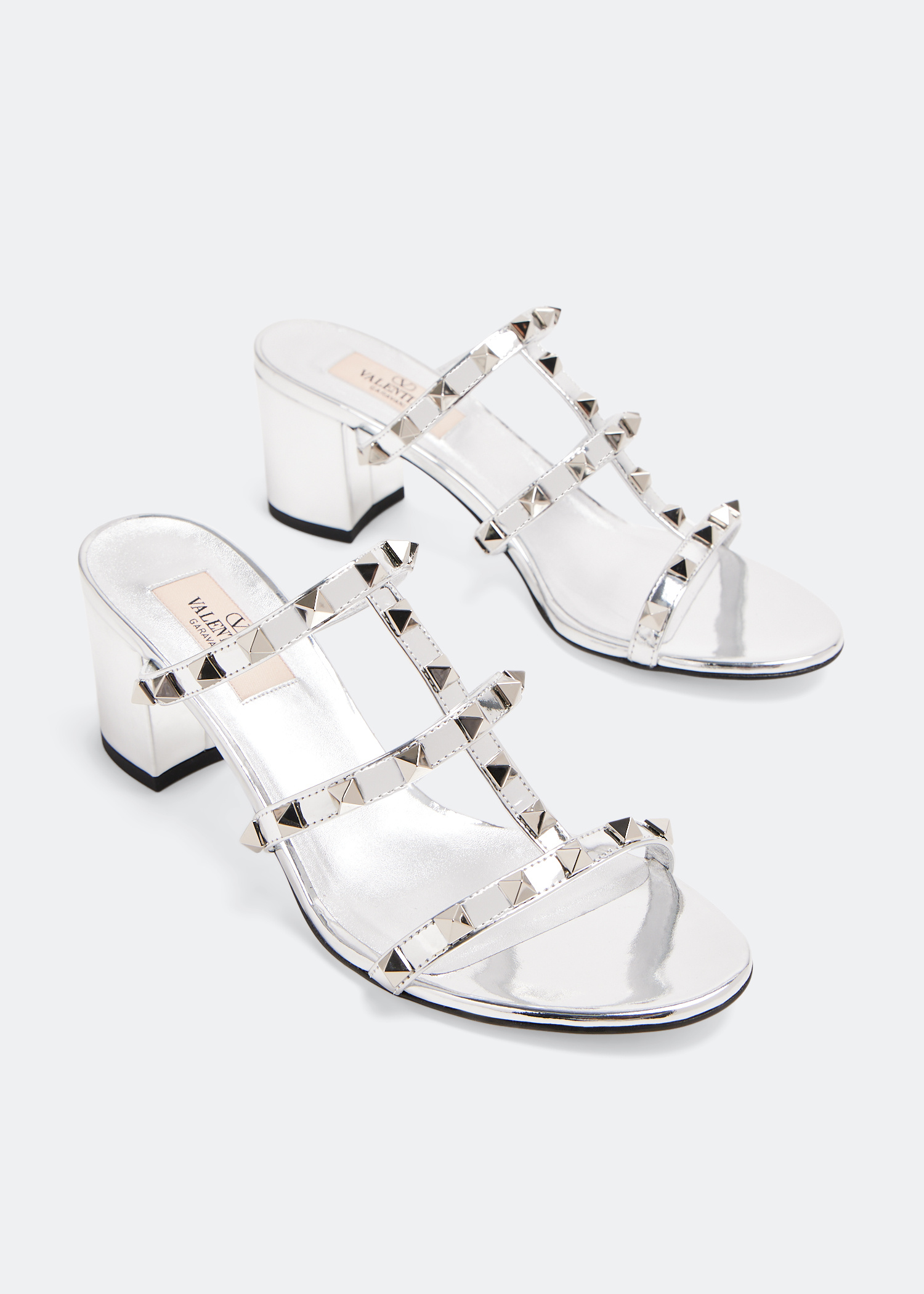 関税込■VALENTINO GARAVANI■Rockstud エスパドリーユサンダル NIB Valentino Garavani Rockstud Double Espadrille Wedge
